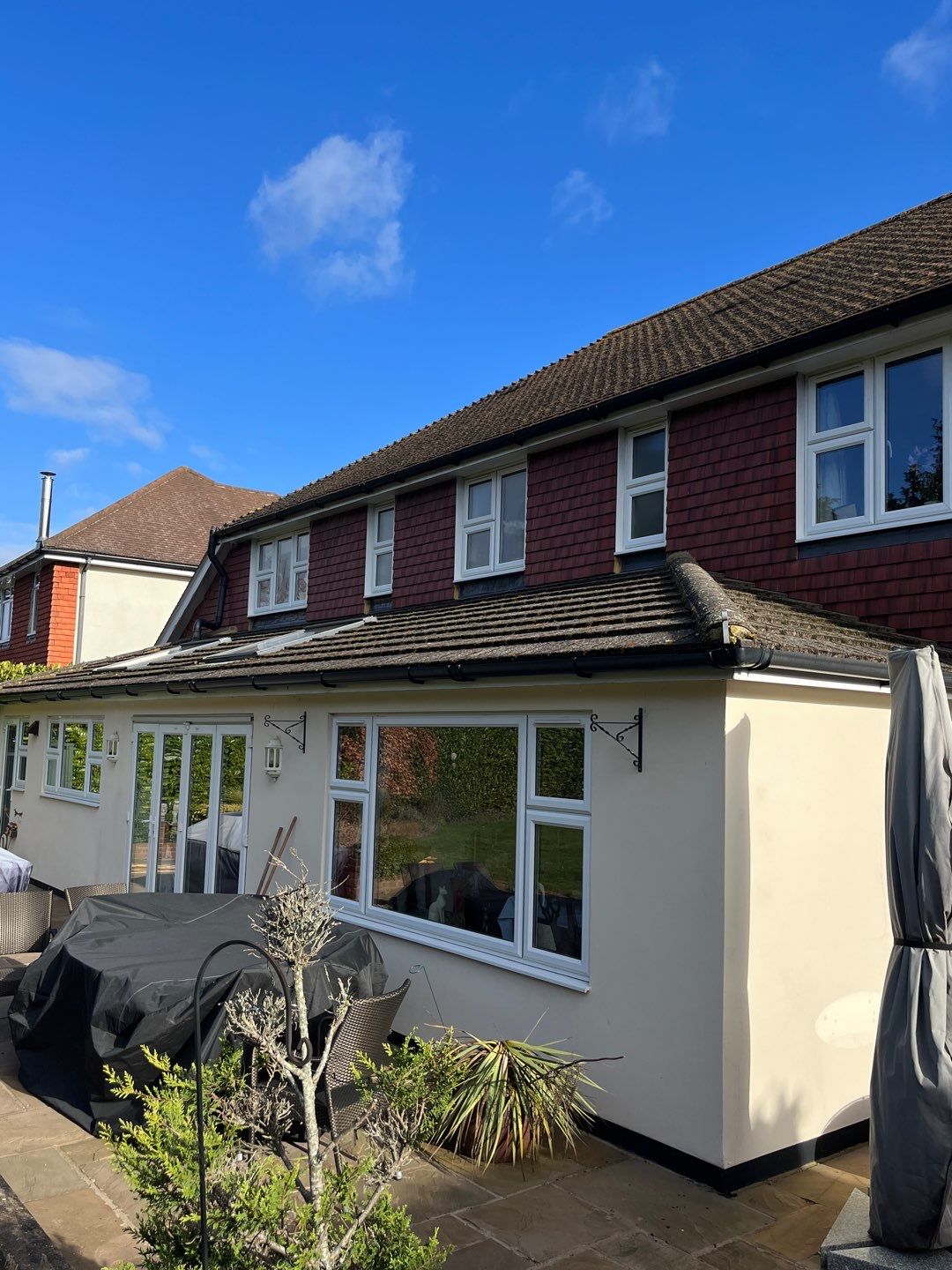 Roof Cleaning and Biocide Treatment using Honda 15lpm Low Pressure Washing Machine by Ges Exterior Cleaning ltd