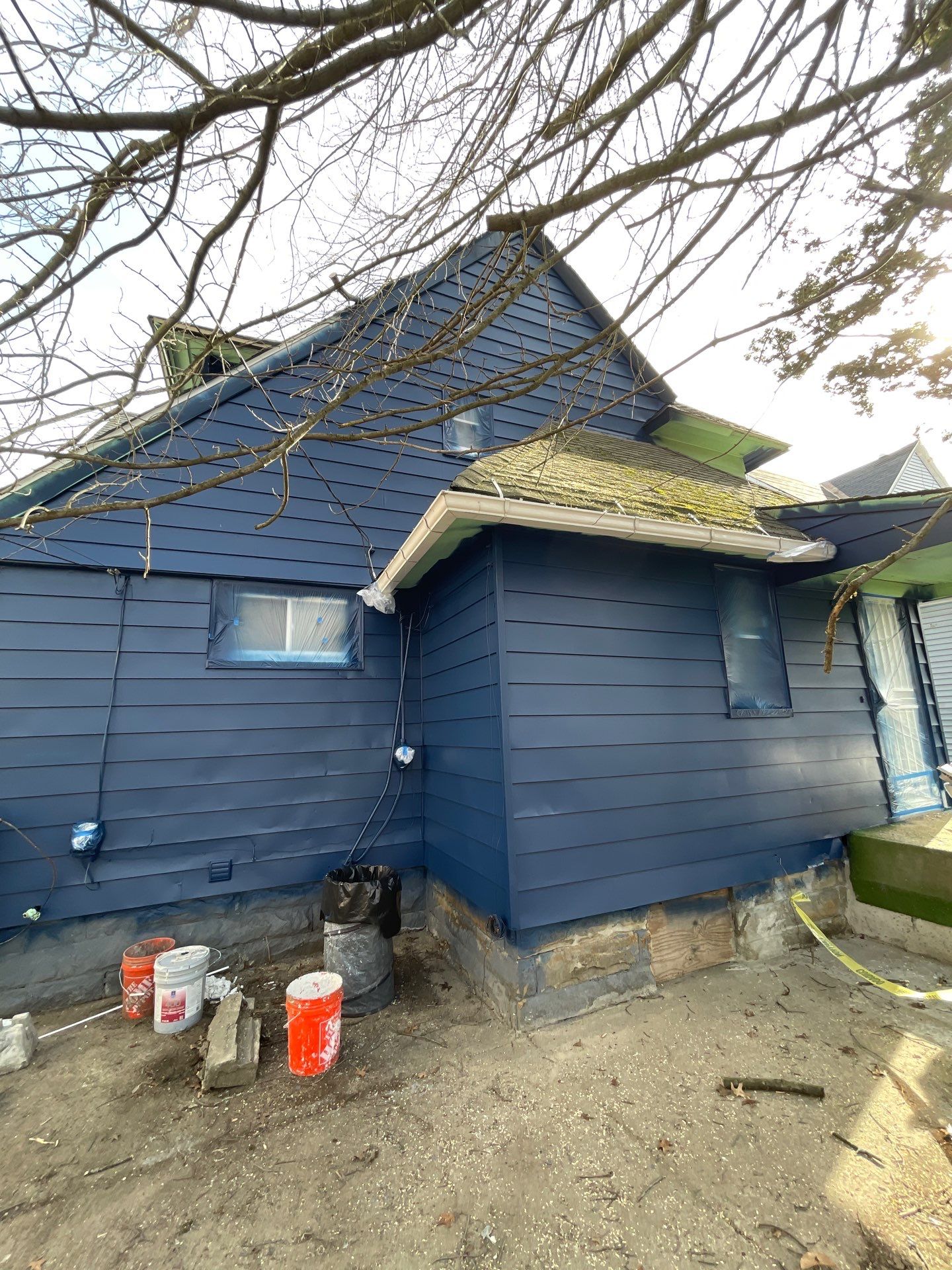 Exterior Painting using Benjamin Moore Element Guard by Callaway Contracting LLC