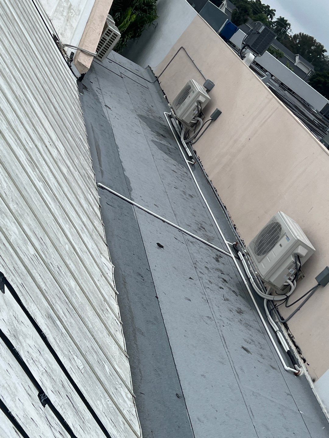 Commercial Roofing Repair using Roof Sealant by Four Peaks Roofing