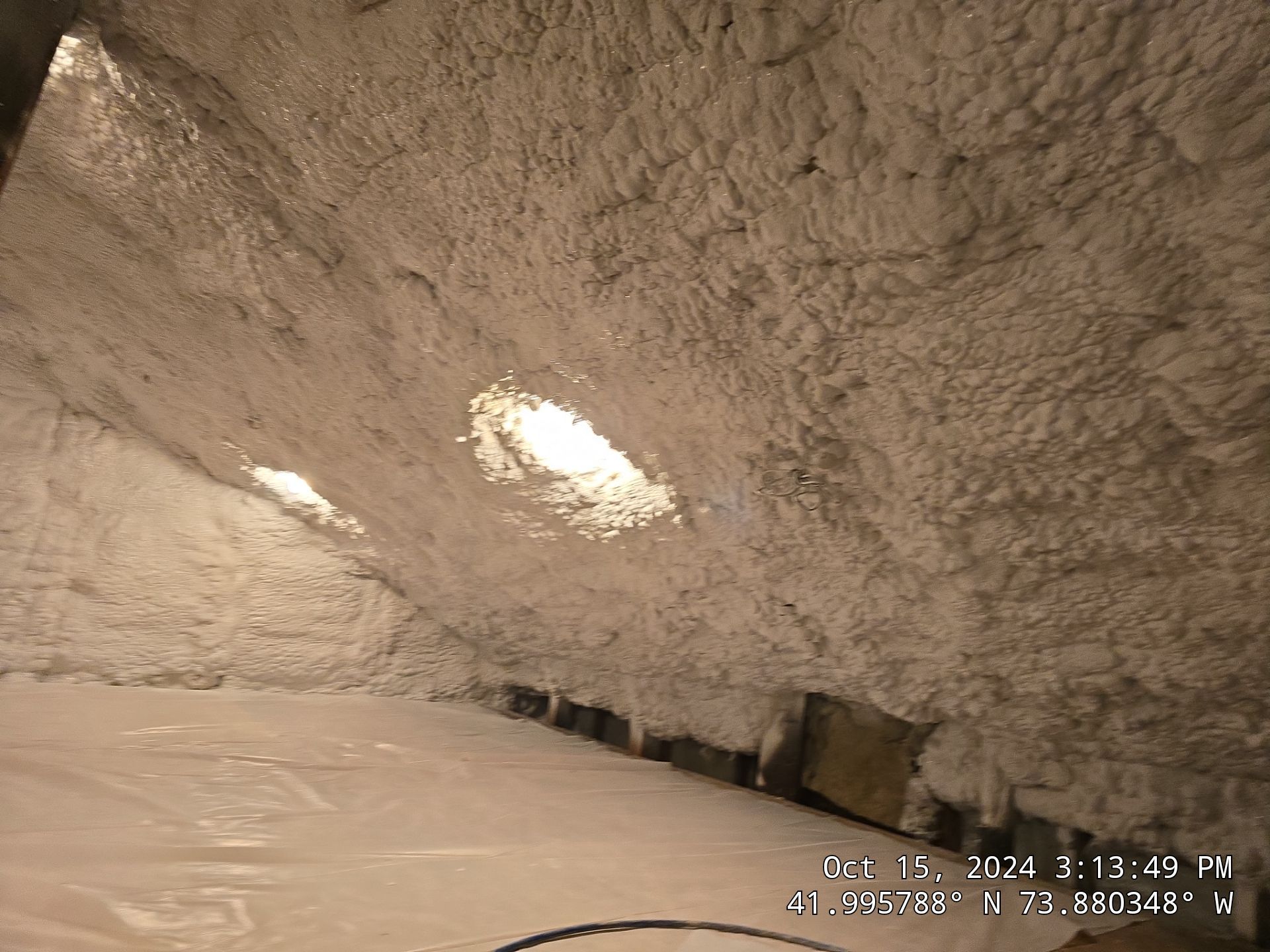 Attic Insulation using open cell spray foam by NYS Foam & Energy