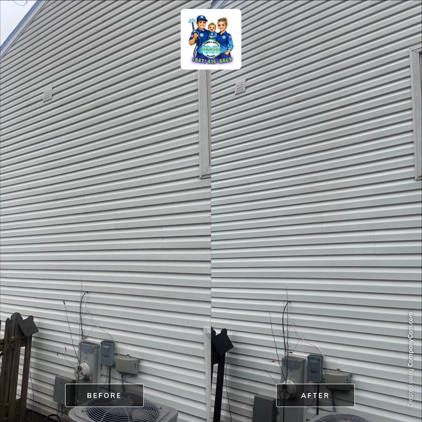 Project in Lake Villa by Simmons Power & Soft Washing