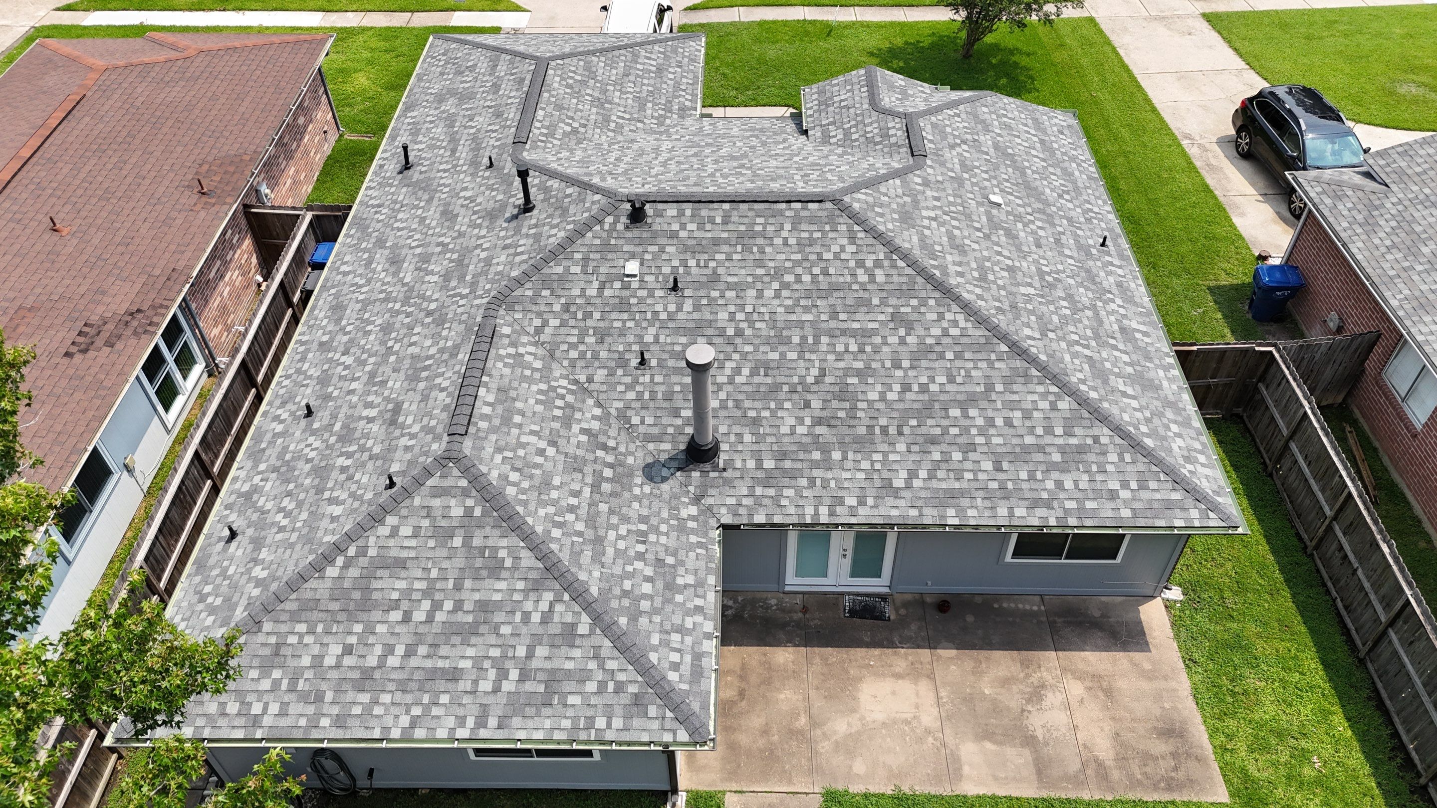 Residential Roofing Installation using IKO Dynasty by Core Four Roofing
