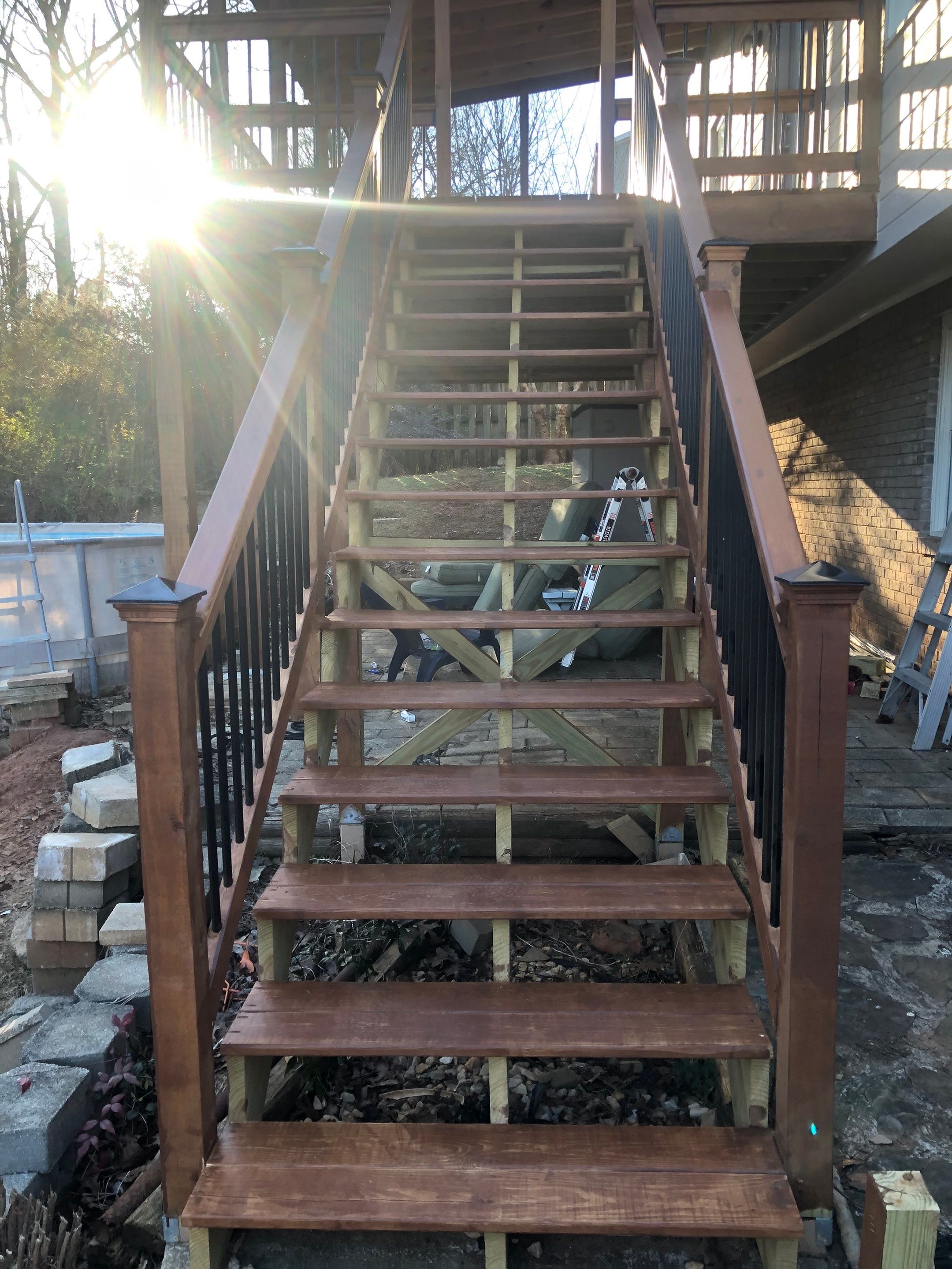 Balmoral Estates Screened Deck  by Pillar and Pine