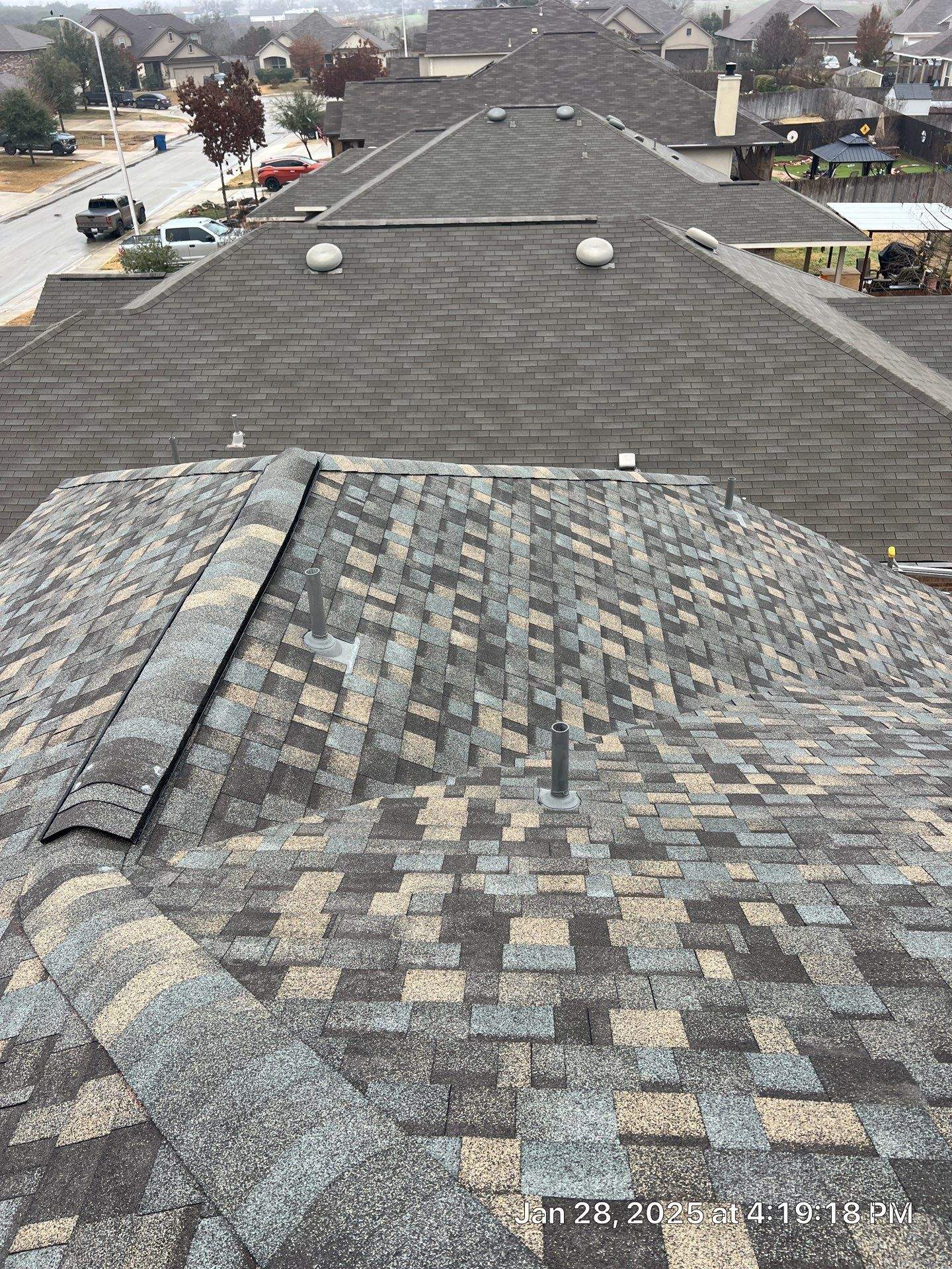 Residential Roofing Installation using IKO Dynasty Cornerstone WWD Class 3 Impact Resistant by Lightning Exteriors