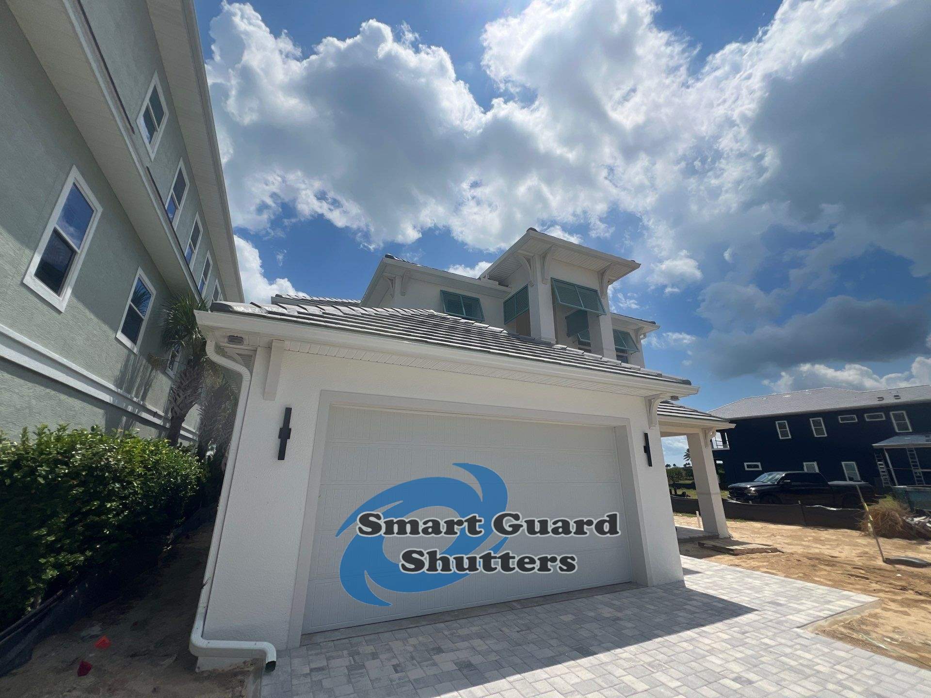 Decorative Bahamas in Pastel Turquoise by Smart Guard Shutters
