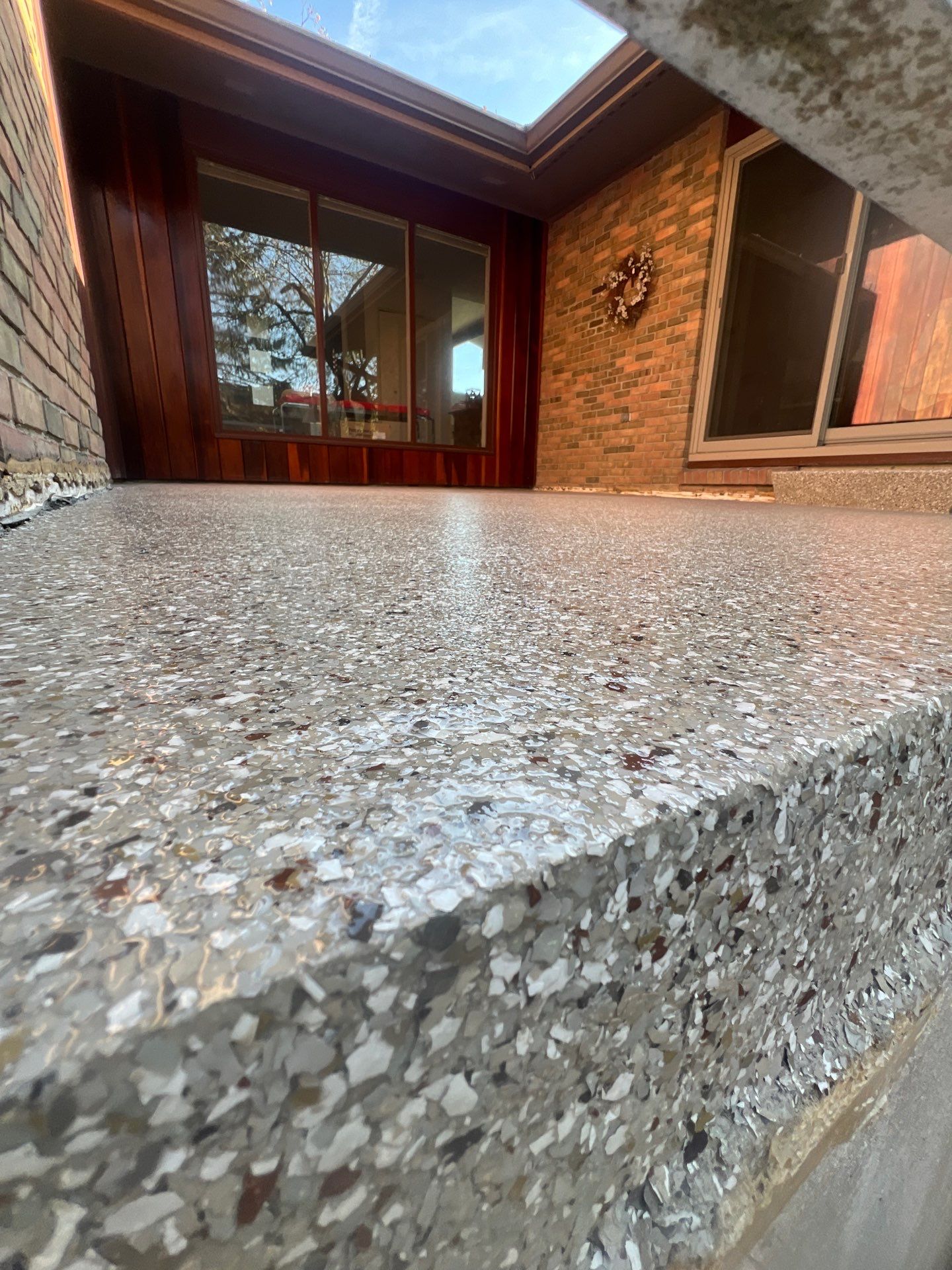 Patio by Freedom Concrete Coatings. 