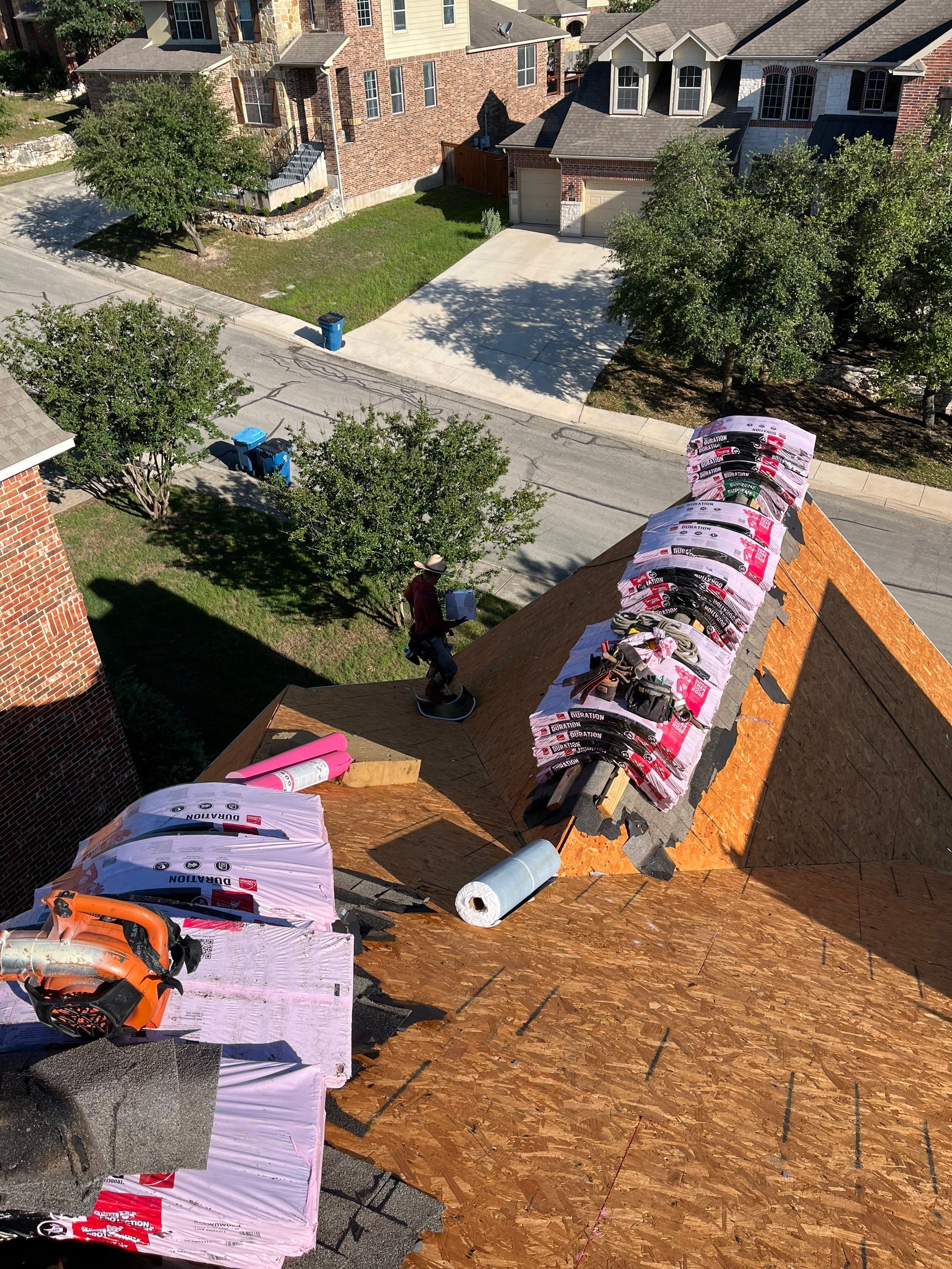 Residential Roof Replacement using Owens Corning 30 year Architectural Shingles by Premier Roofing and Contracting
