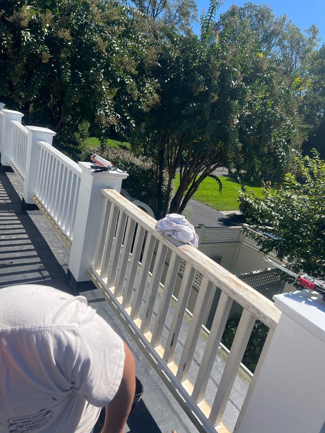 McLean - Residential Flat Roof Replacement with Carlisle Syntec EPDM by RM Banning, Inc.