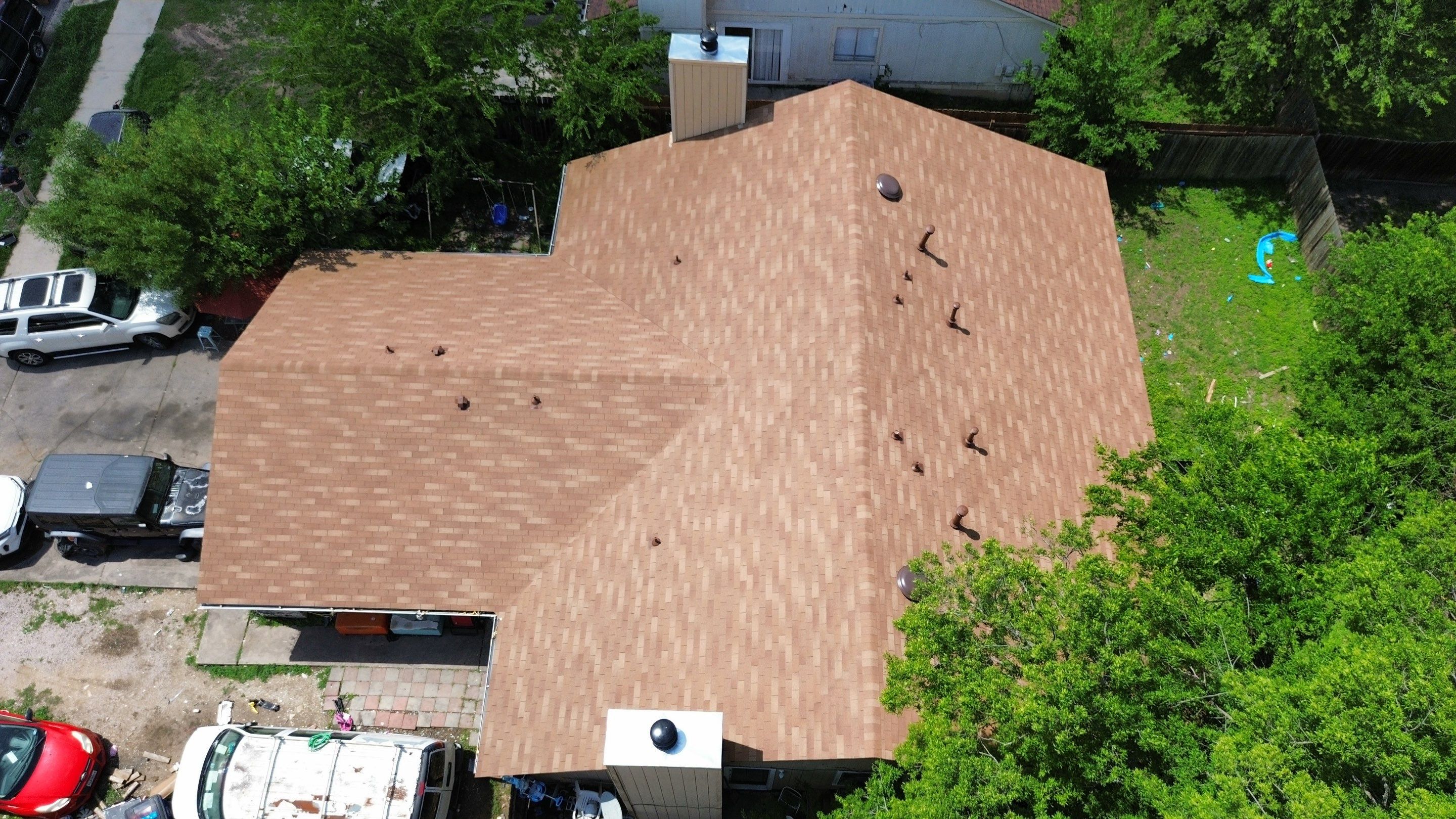 Roof Replacement in Austin, TX | Owens Corning Desert Tan Shingles by Kstylez Roofing & Construction
