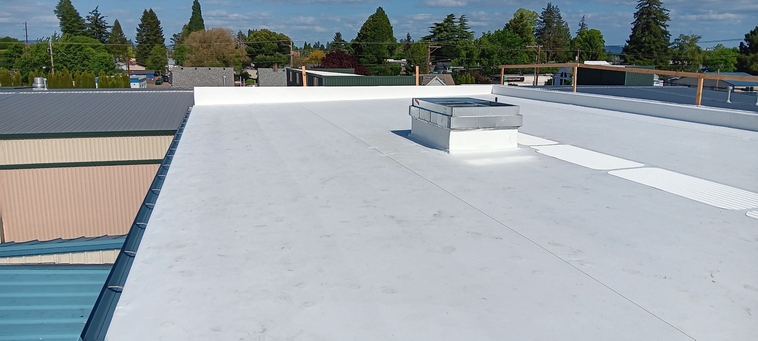 Commercial Roofing Replacement using TPO by Vitan Construction LLC 