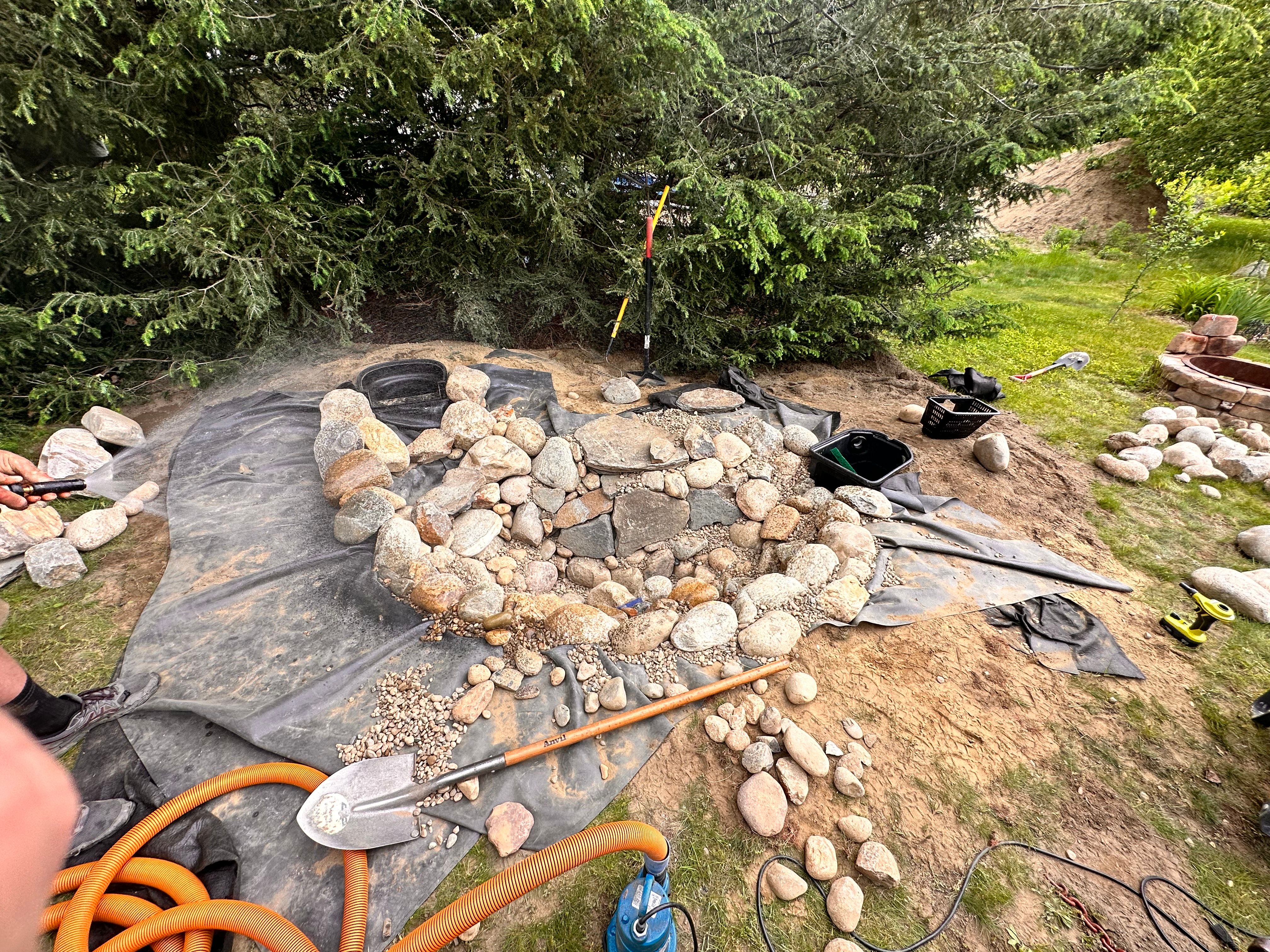 Small Pond For Our Neighbors in South Deerfield by Wicked Water Gardens