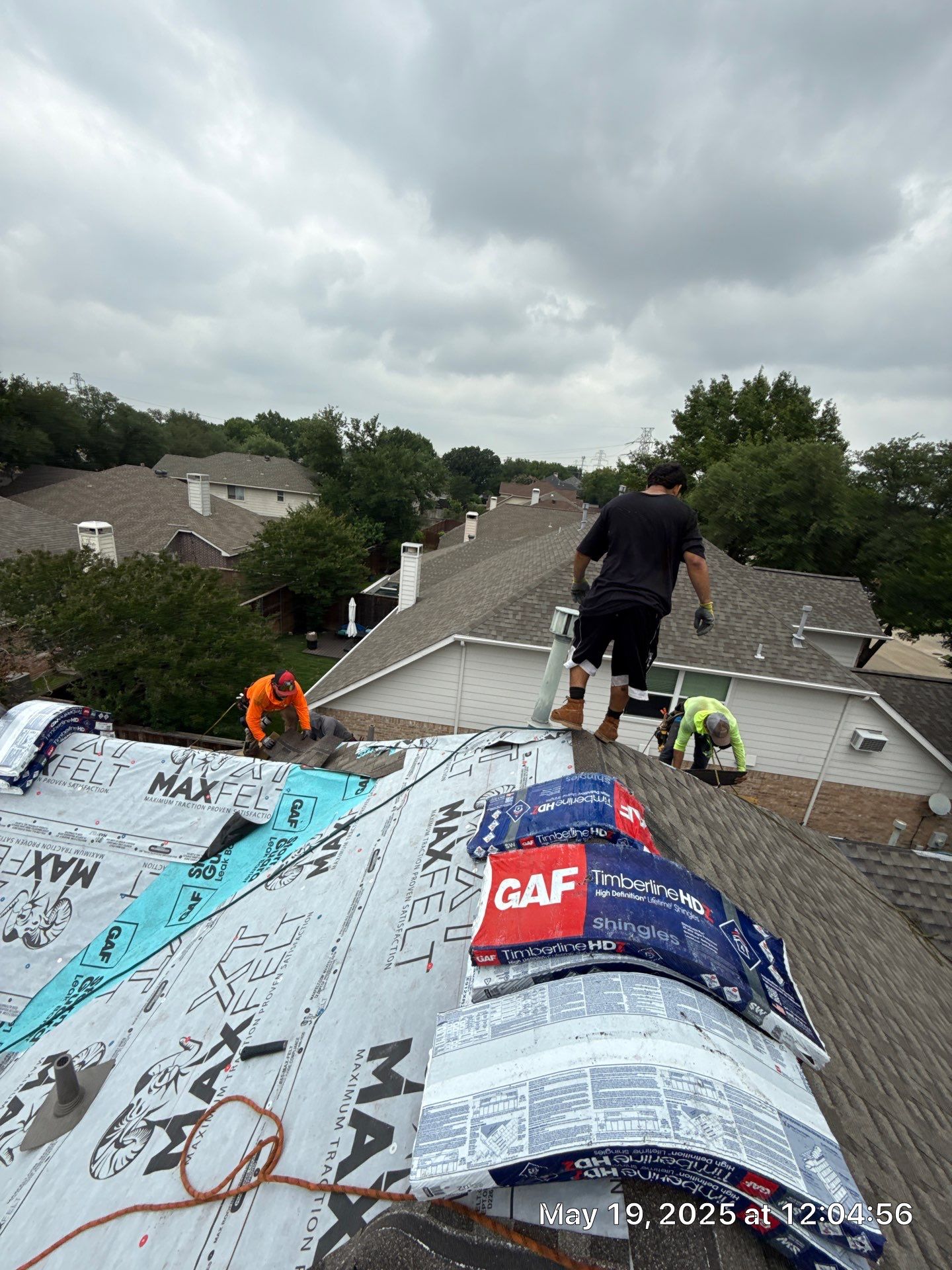 Residential Roof Replacement using GAF HDZ - Weathered Wood by Elite Roofing LLC