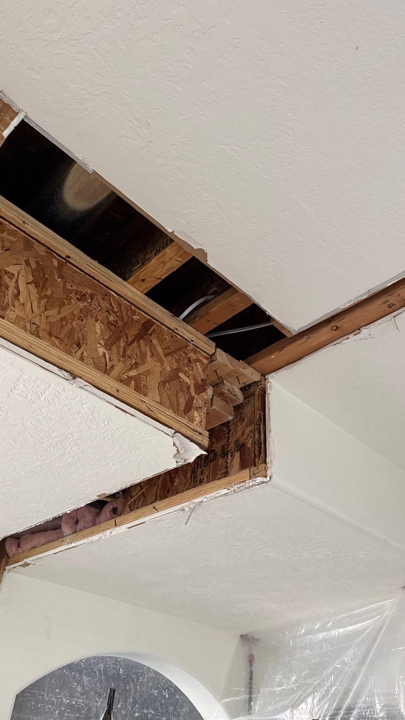 Wall Removal Project in South Jordan by Rudd Builders LLC