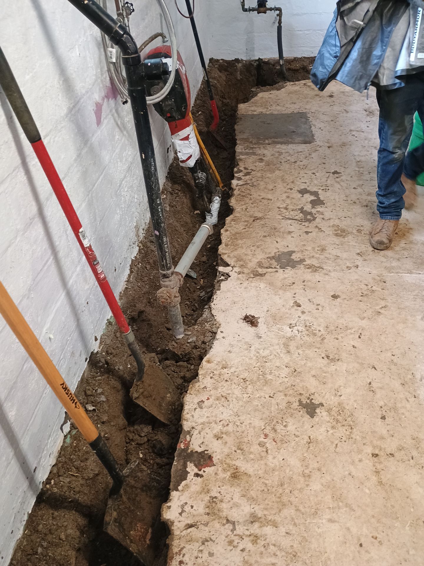 Another Drain Tile Project in the Books by Waterproofing Northeast