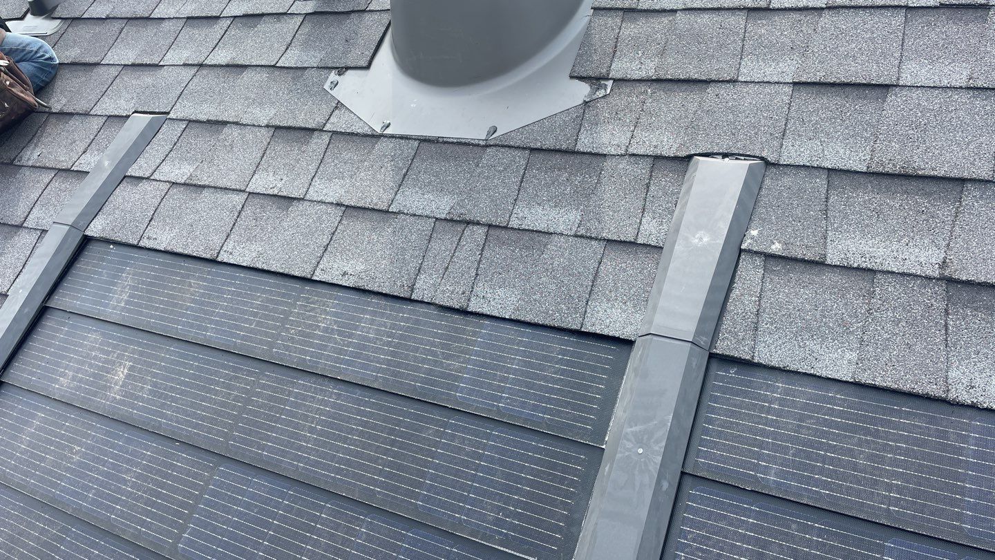 Solar Roof Replacement using GAF Timberline Solar Shingles by American Home Contractors