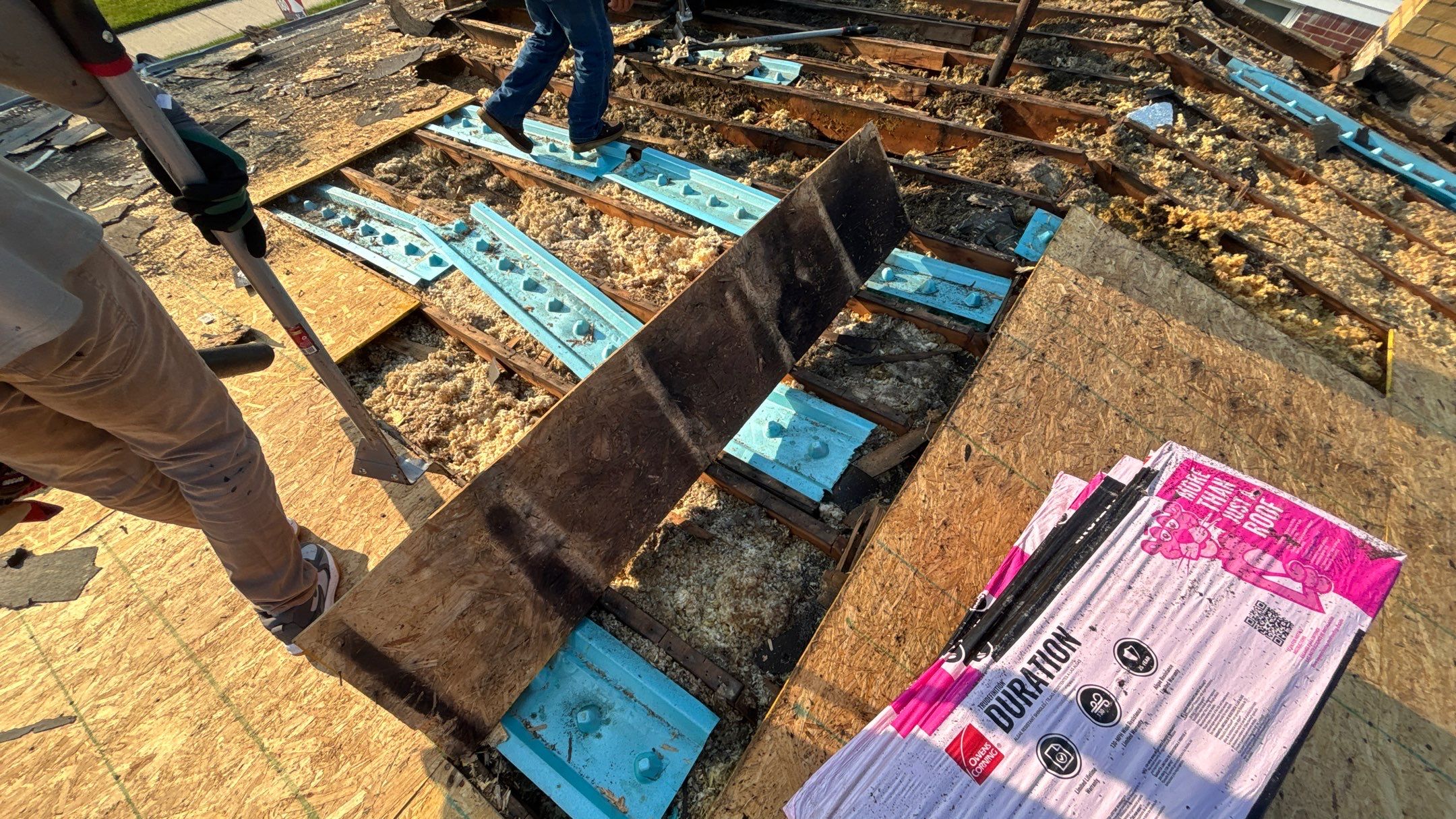 Roof Replacement using Owens Corning Driftwood by 180 Contractors