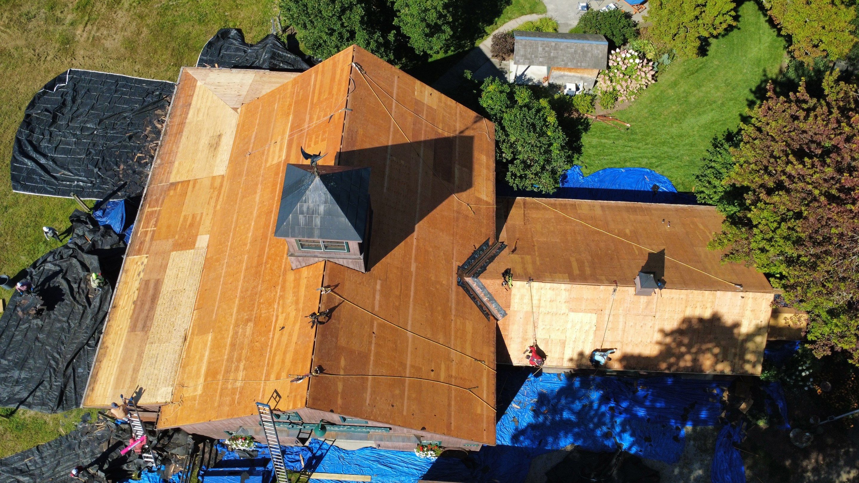 Garage & Barn Roof Replacement in Greenfield, NH | Owens Corning Shingles by Adam Vaillancourt Roofing LLC