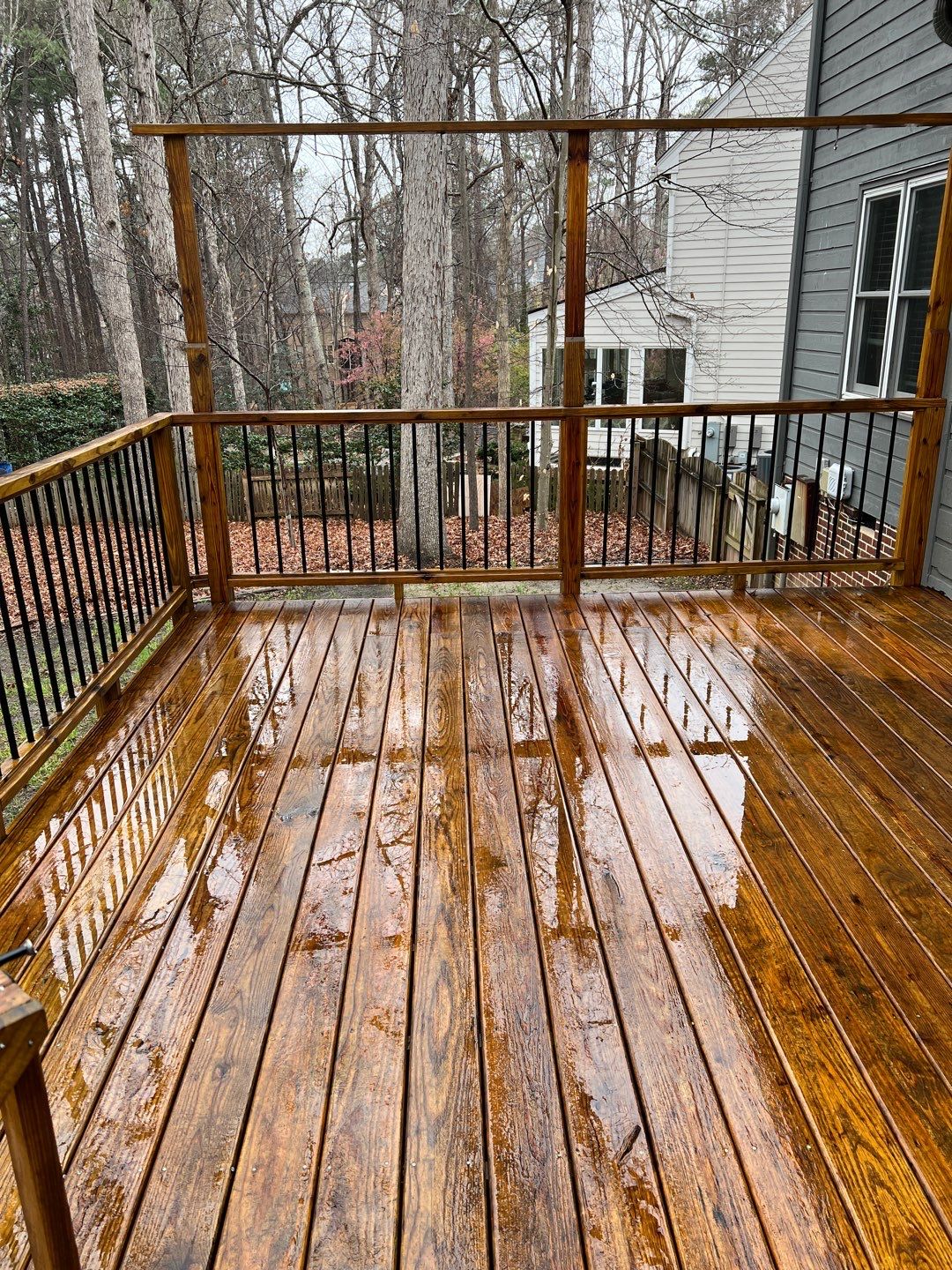 Coated Deck using Wood Sealant by DuraSeal