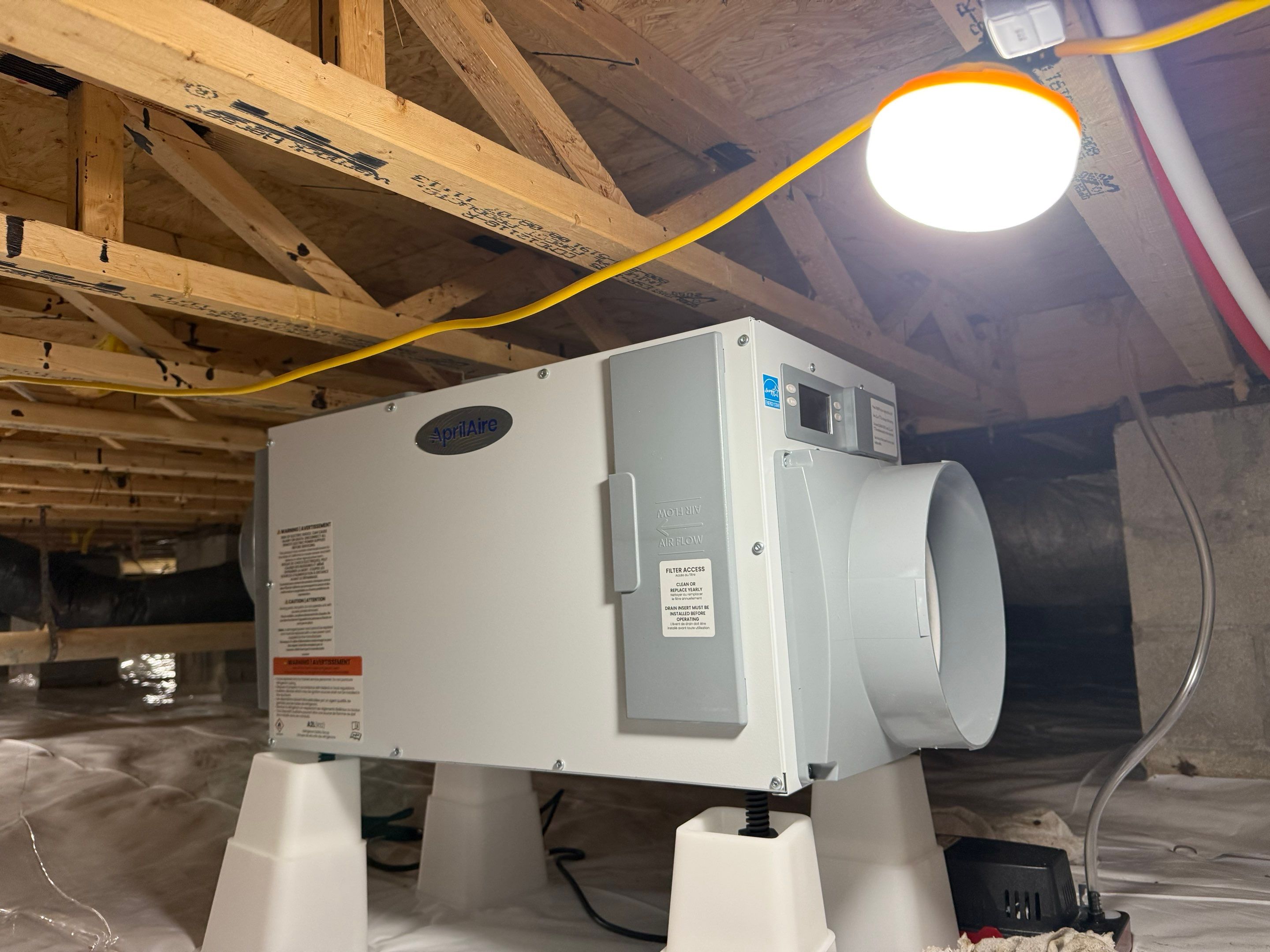 Project in Elizabeth City by Patriot Crawl Space Repairs