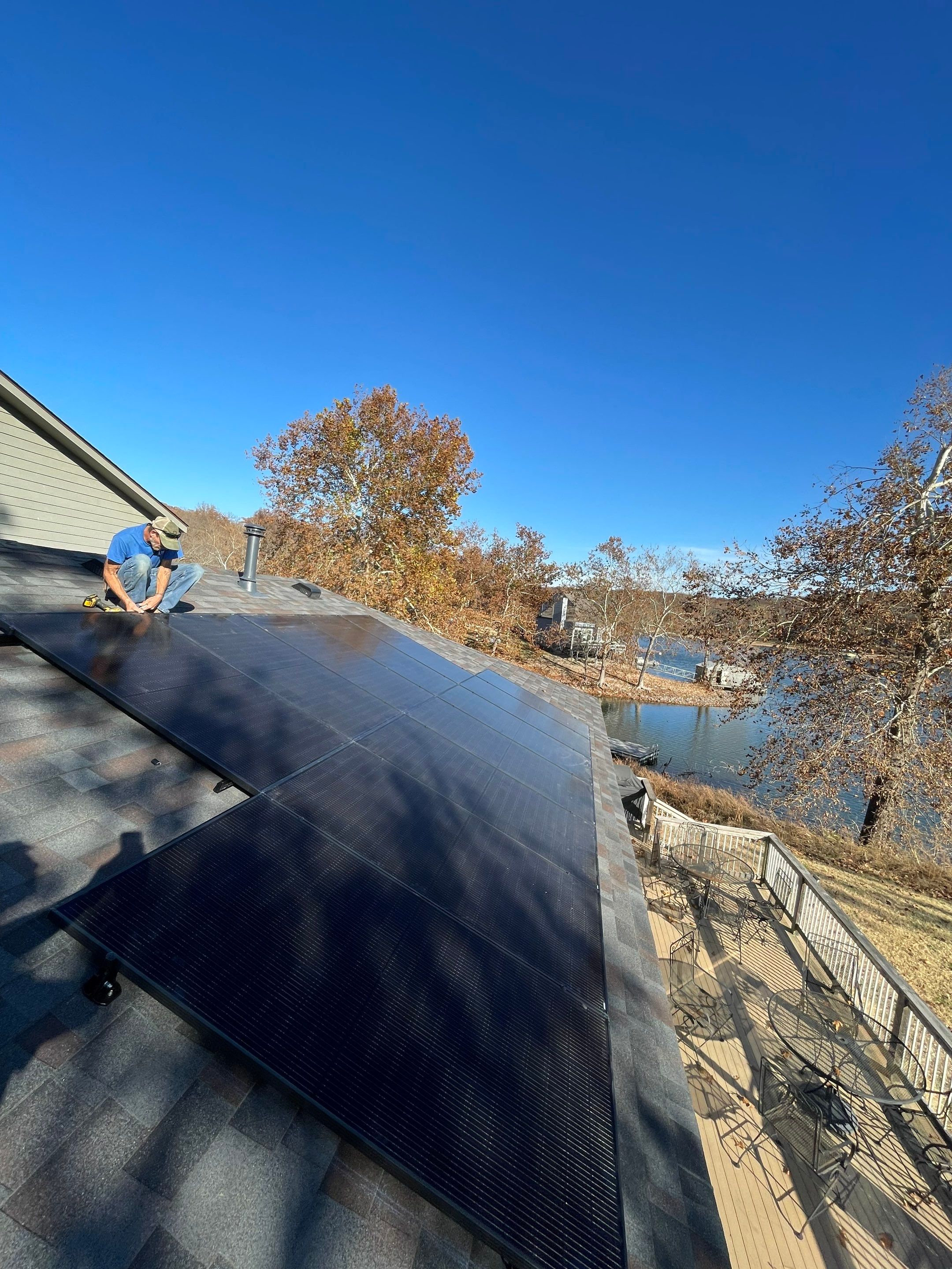 9.6KW Roof Mount Solar System by Argent Electric LLC