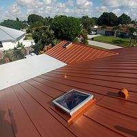 24ga 1" Nail-Strip Copper Metallic by Total Roofing System The Metal Roof Experts