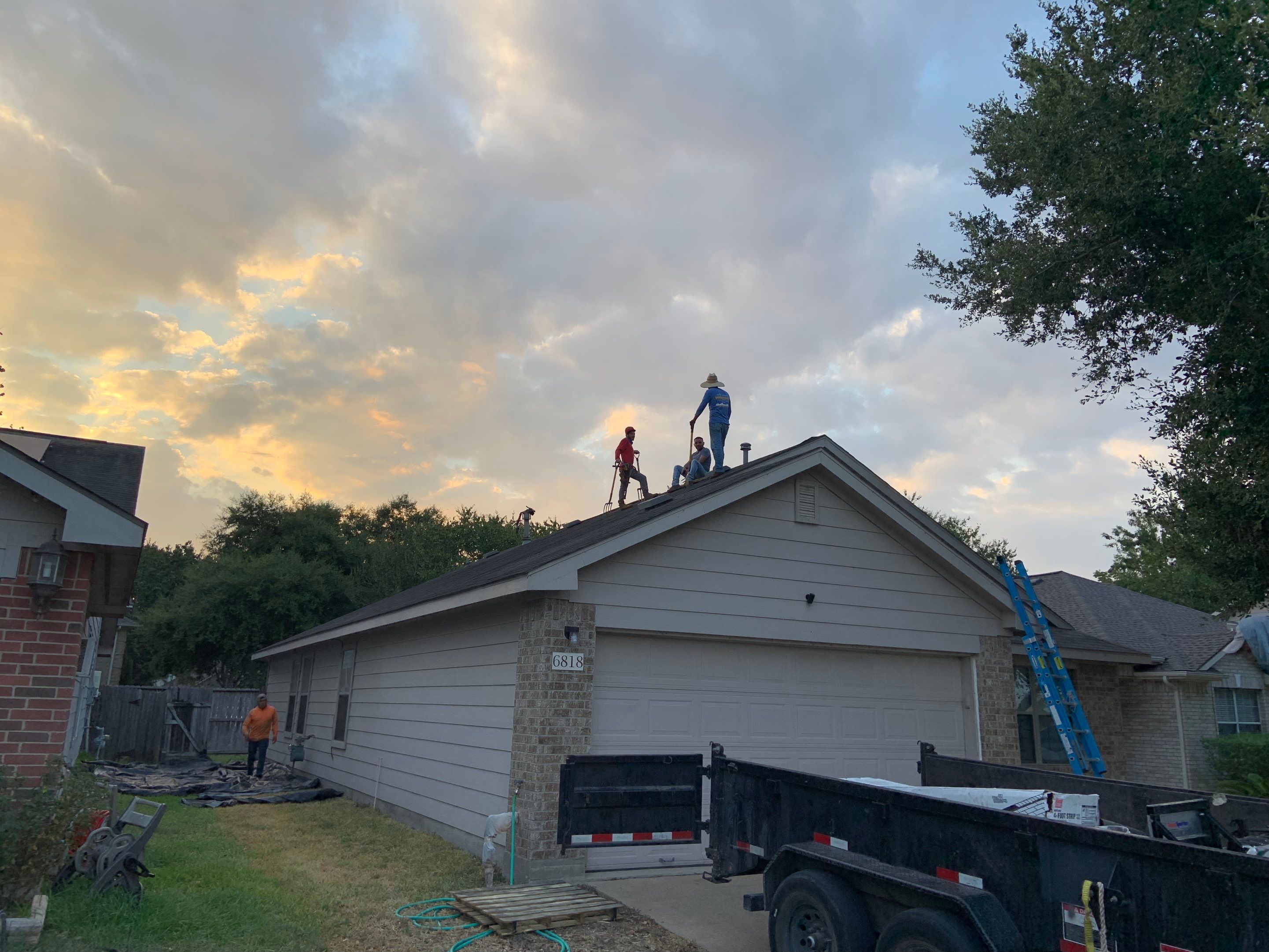 AMIG approved this roof for wind damage, fascia painting, and window work. by Roof Repair Services LLC