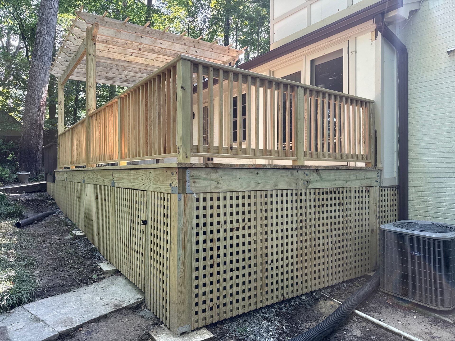 Atlanta, GA Wood Deck Rebuild After Tree Damage by Nelson Exteriors