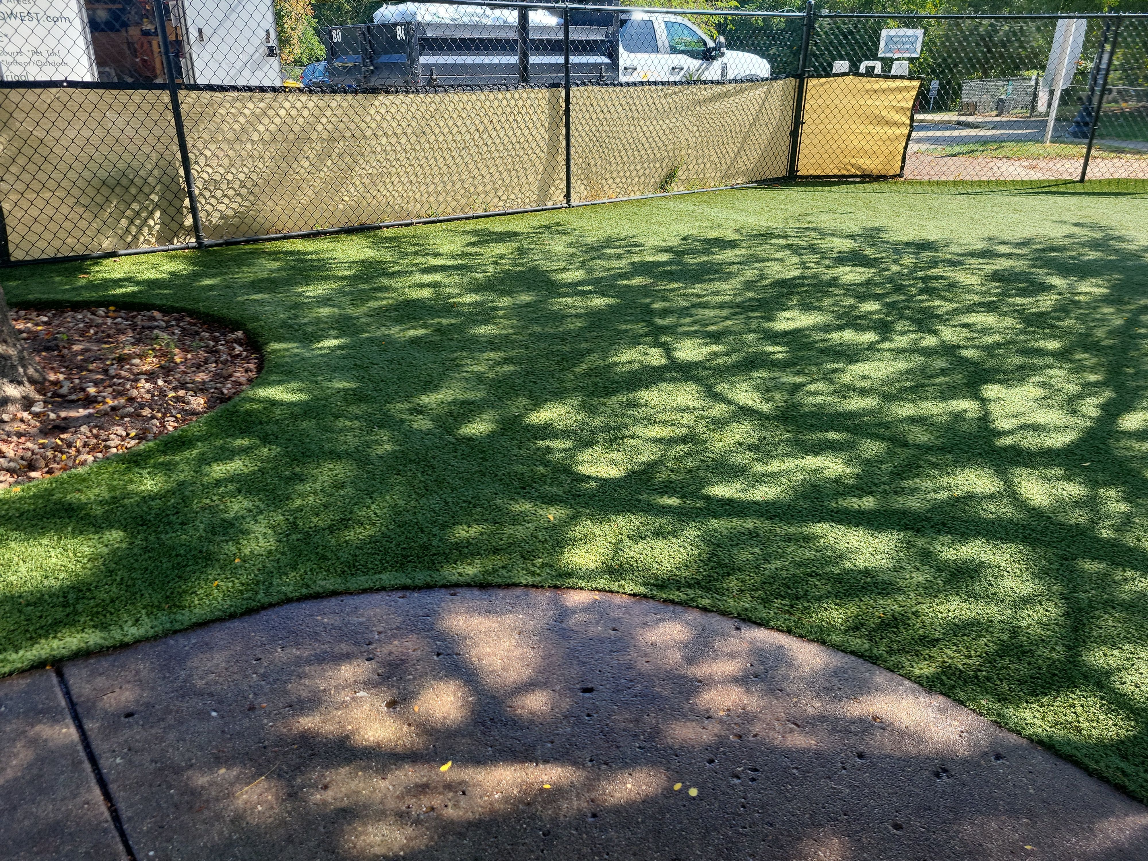 Synthetic Pet Lawn for Indy Humane by Southwest Greens Midwest