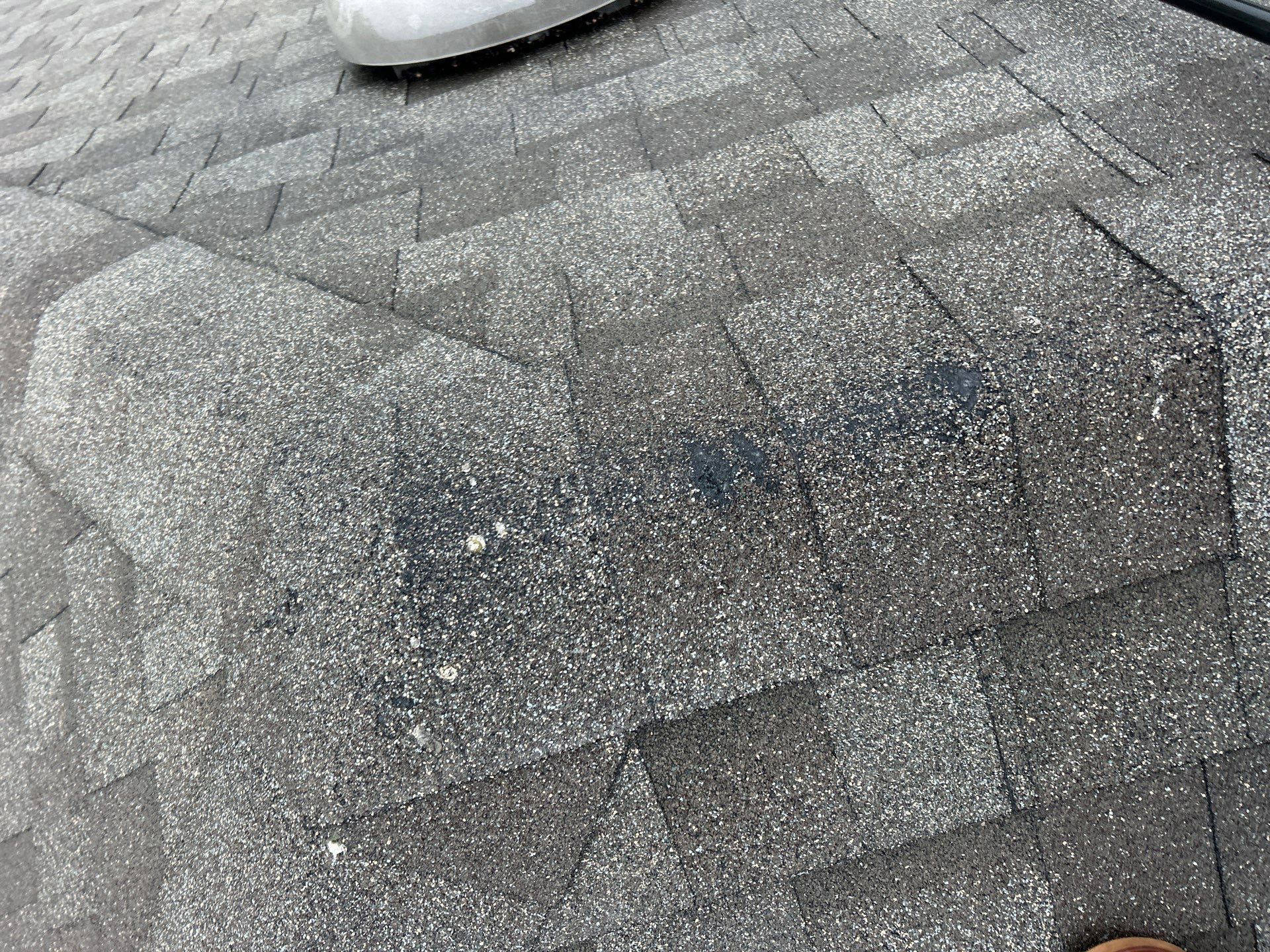 Hail Damage using Owen's Corning Duration (Lifetime) Shingles by Roof Repair Company