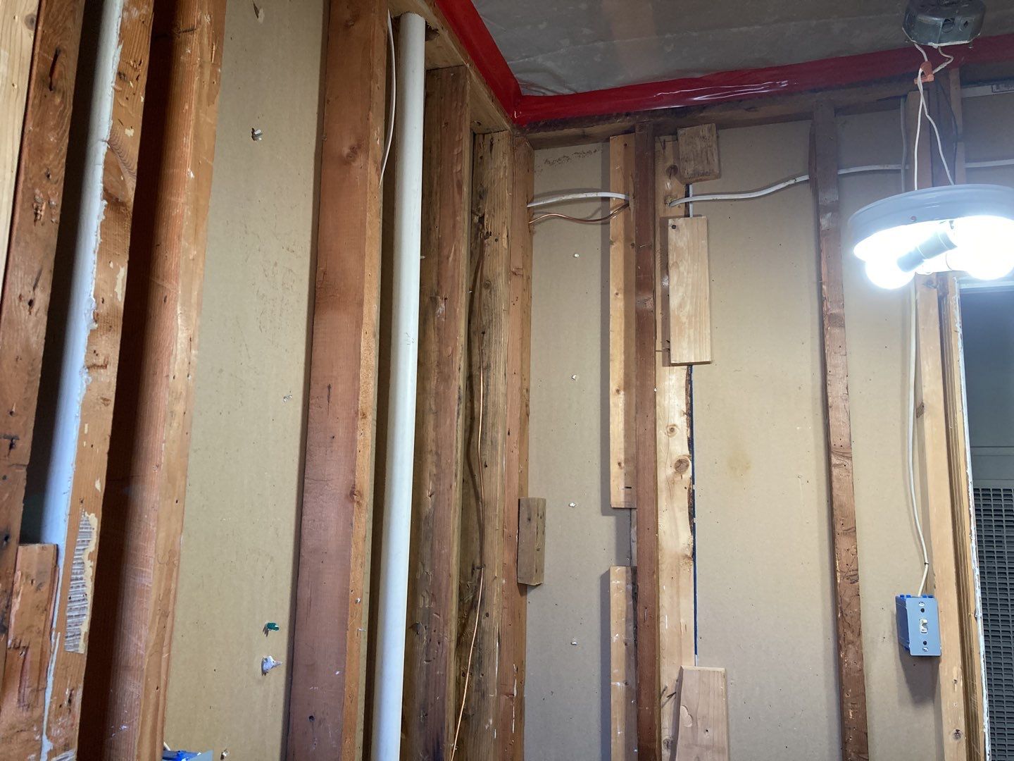 Water Damage in Bathroom by Accountable Home Services