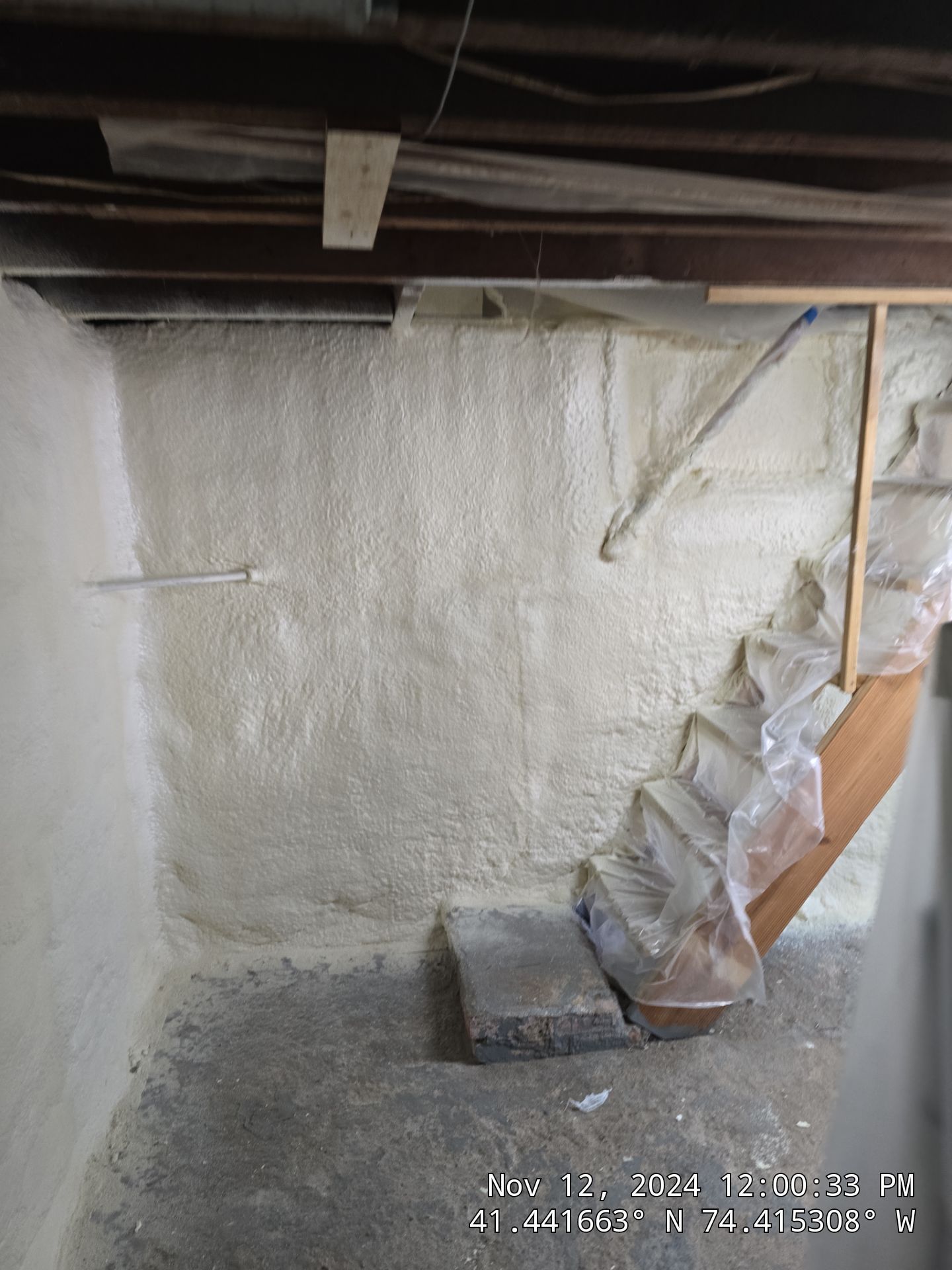 Attic Insulation using open cell spray foam by NYS Foam & Energy