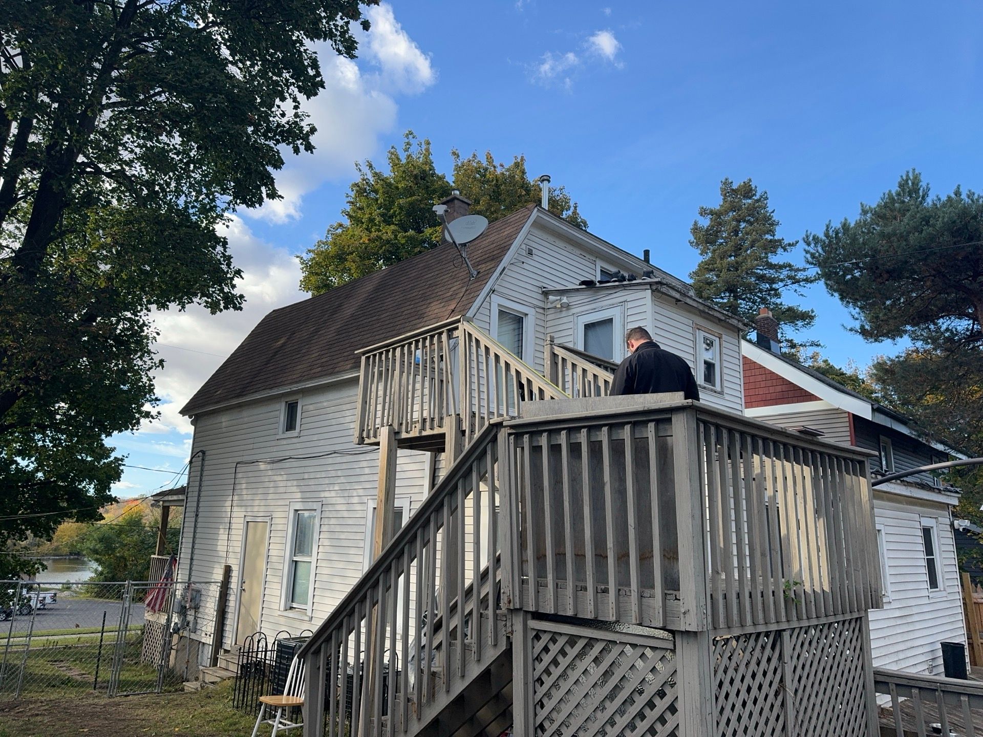 Deck Installation using Treated Lumber by Avalon Roofing and Exteriors