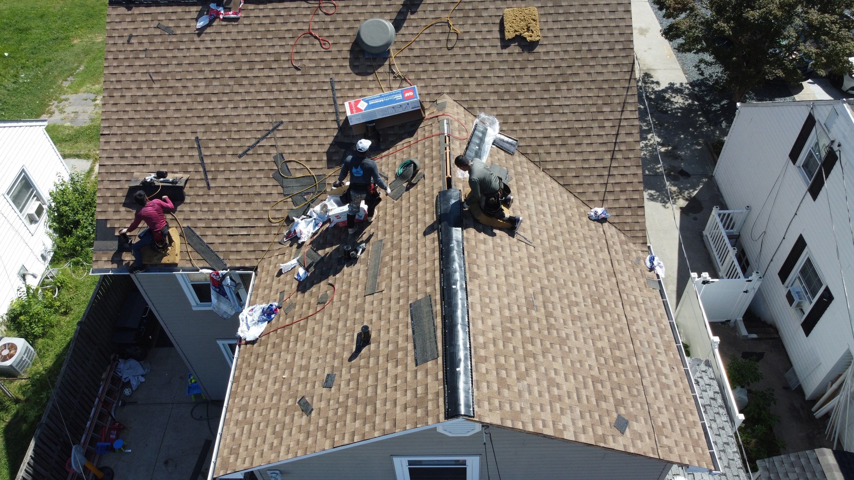 Residential Roofing Installation using GAF Timberline HDZ by Matter Roofing & Construction