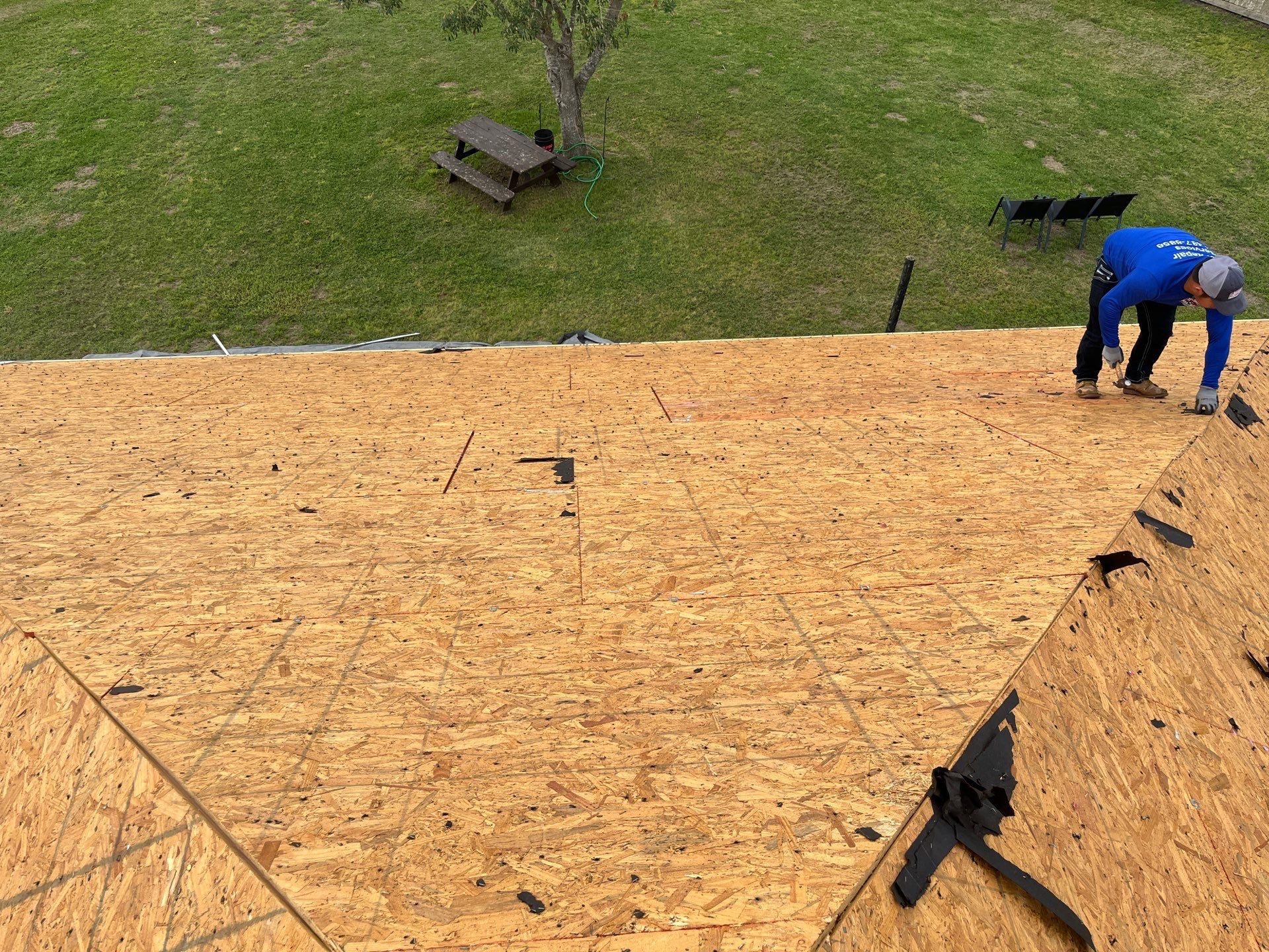Hail Damage using Owen's Corning Duration (Lifetime) Shingles by Roof Repair Company