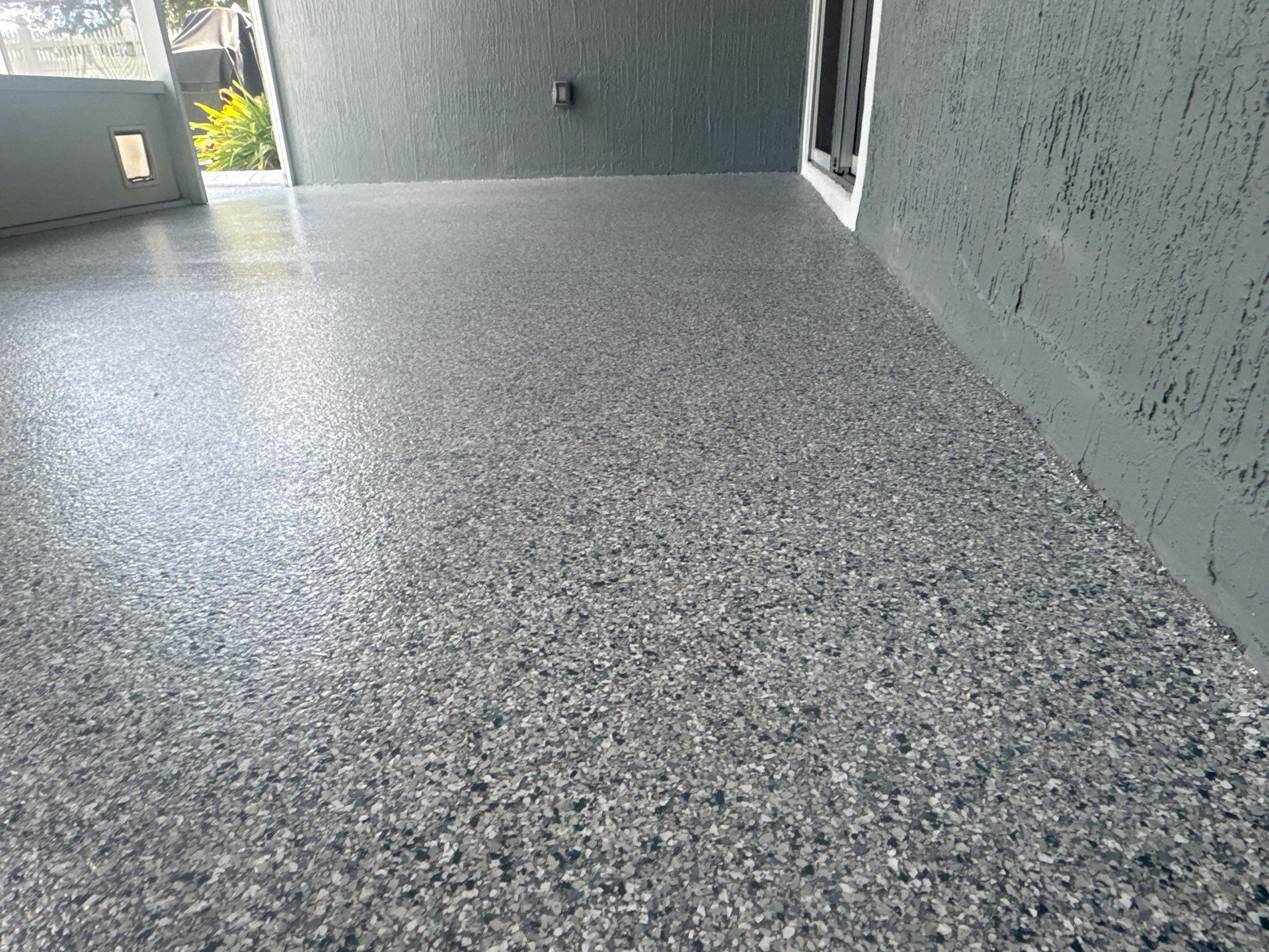 Porch in Newberry, FL in Tidal Wave by Cross Creek Concrete Coatings