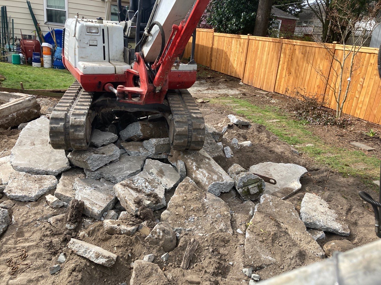 Garage Deconstruction, prep for new DADU by Sledge Seattle