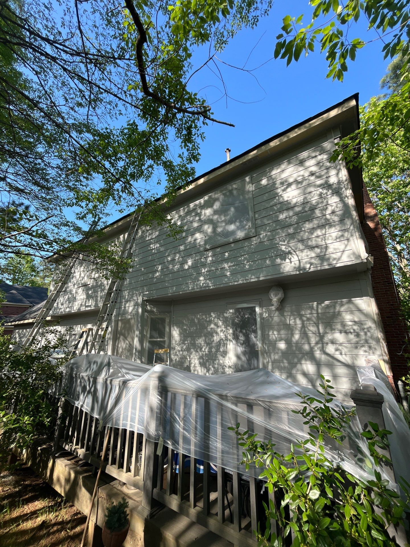 Rotten Wood, Siding, Fascia, and Gutter Replacement with Exterior Painting in Lawrenceville, GA by Nelson Exteriors