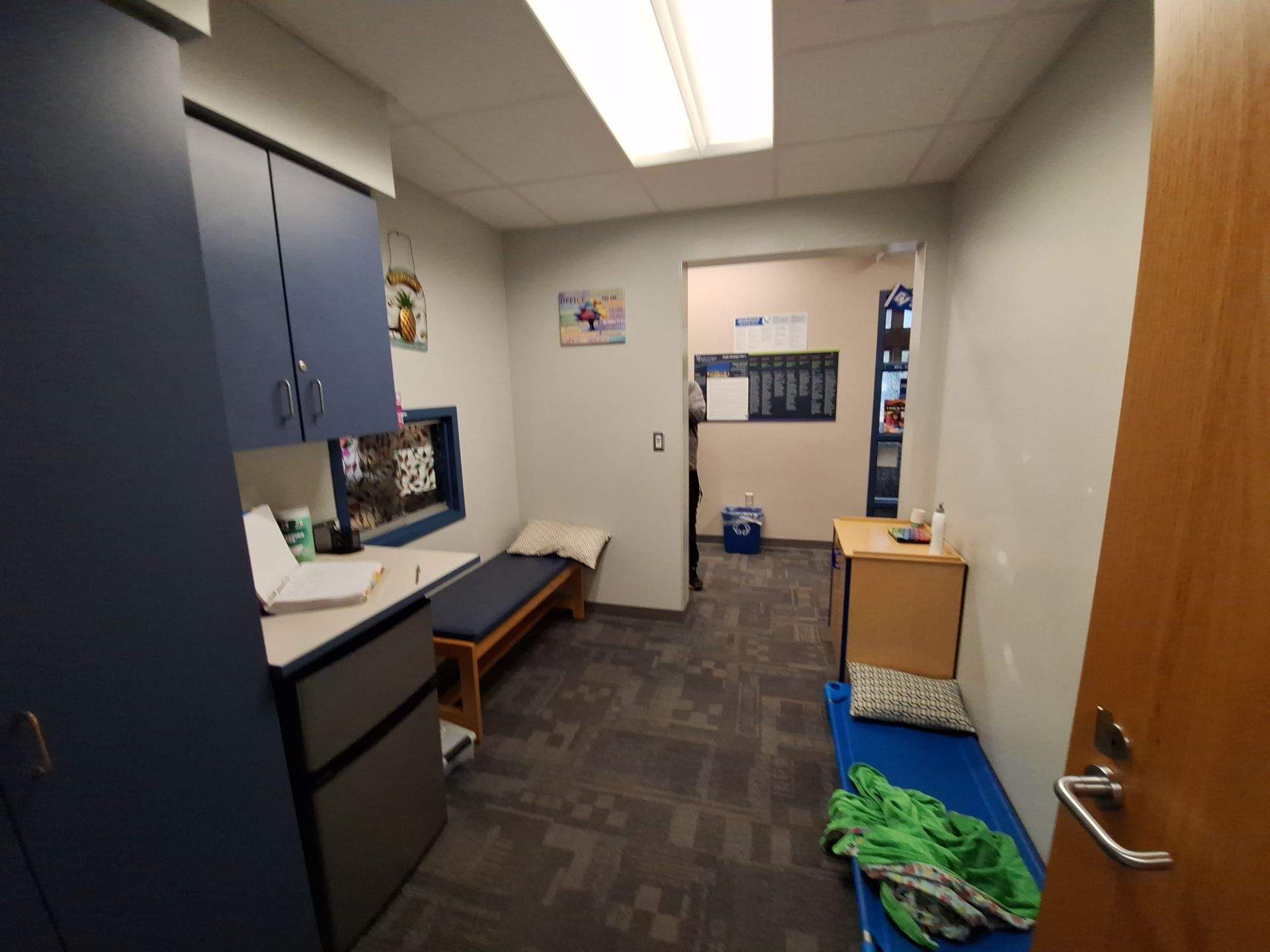 Interior Drywall Patching and repainting for Oakridge School district! by Gordon Painting