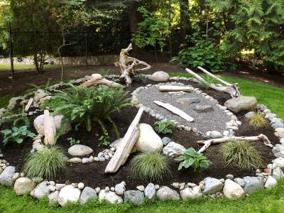 Complete Backyard Transformation with Eco-Lawn, Xeriscape, and New Chain Link Fence Installation