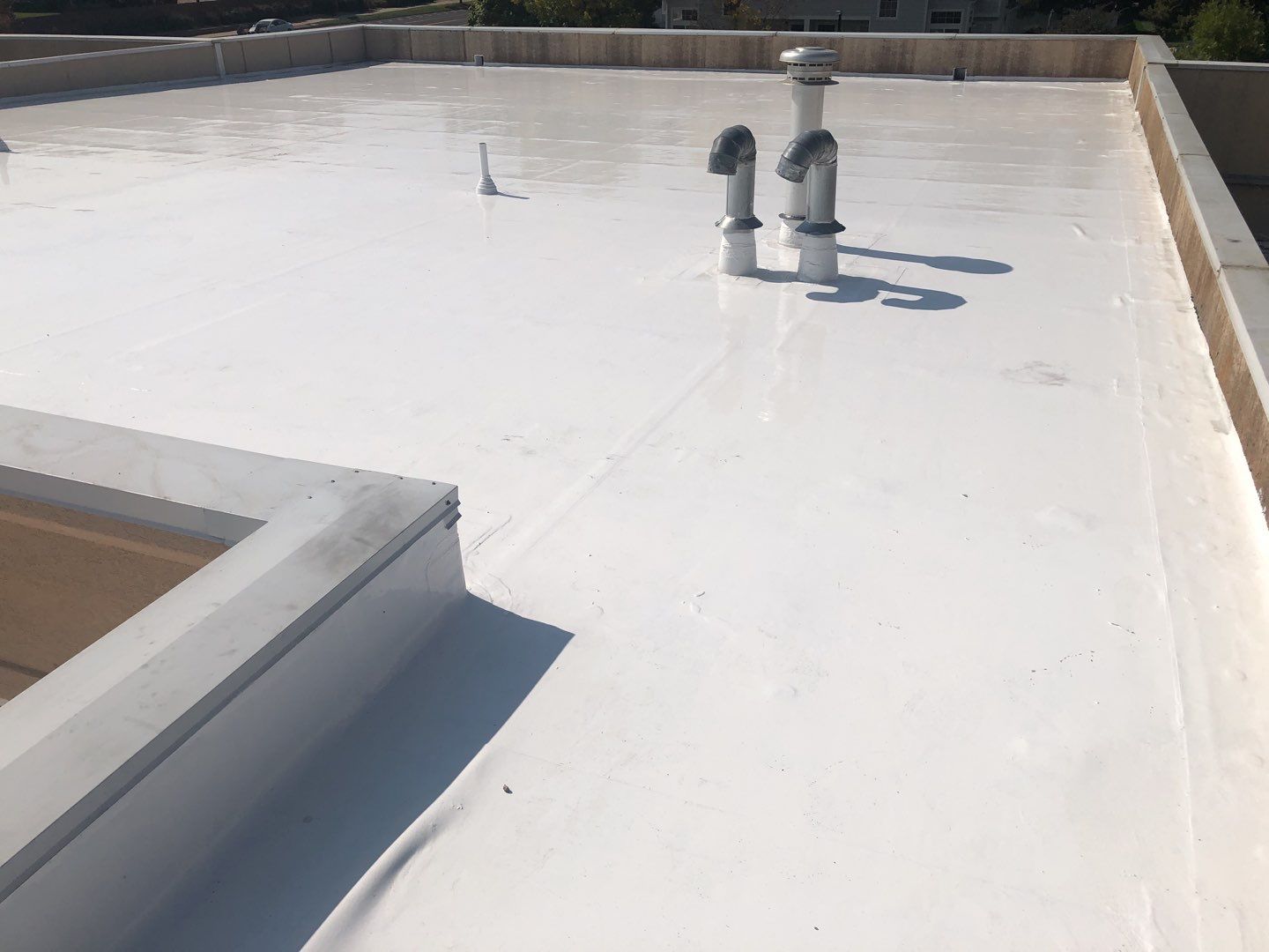 Commercial Roofing Installation using American Standard Coating - S  by A to Z Roofing