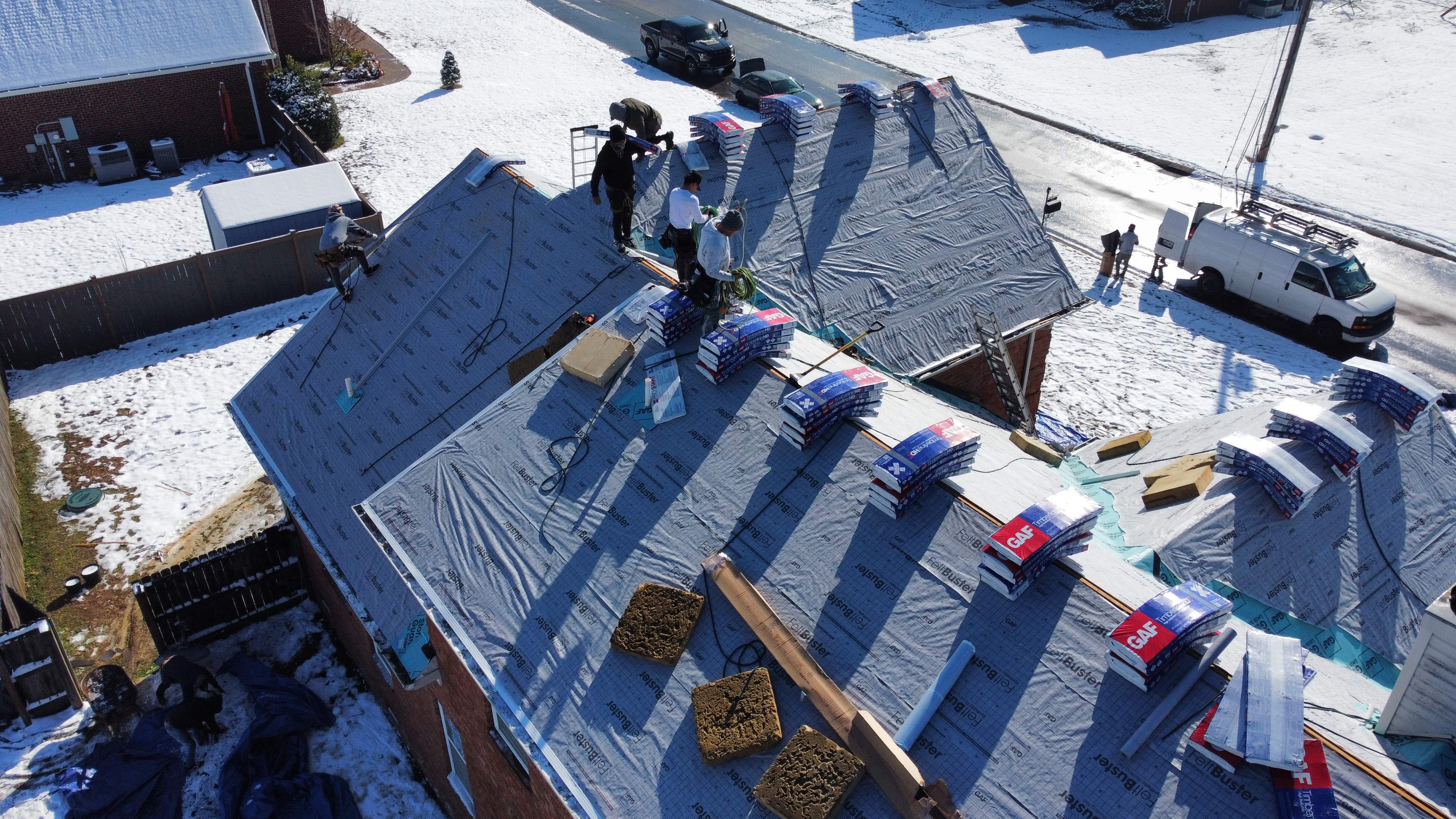 Residential Roofing Installation using GAF HDZ Roofing System  by Undersun Roofing 