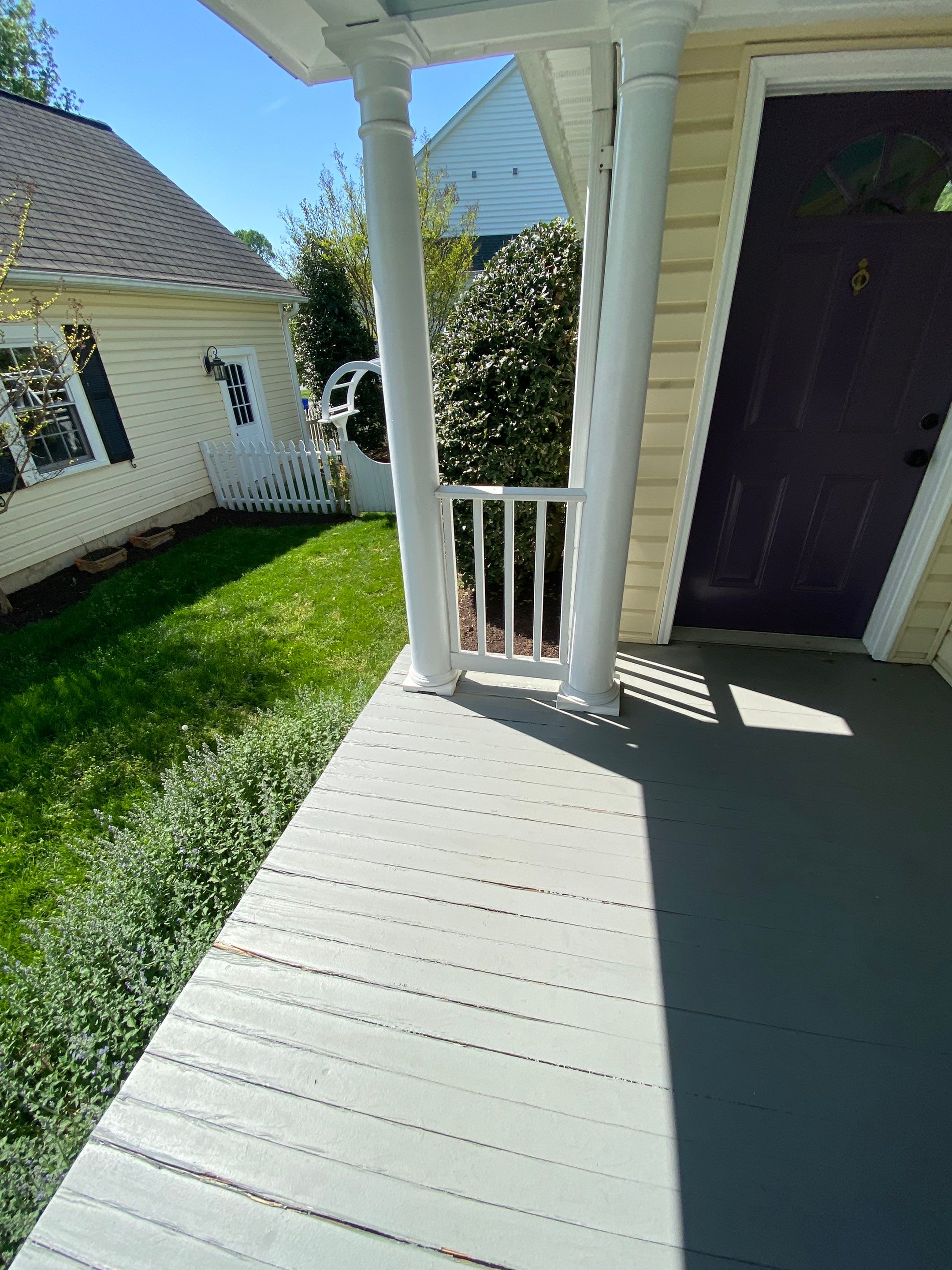 Front Porch Transformation using Timbertech Decking by The Smet Companies, LLC