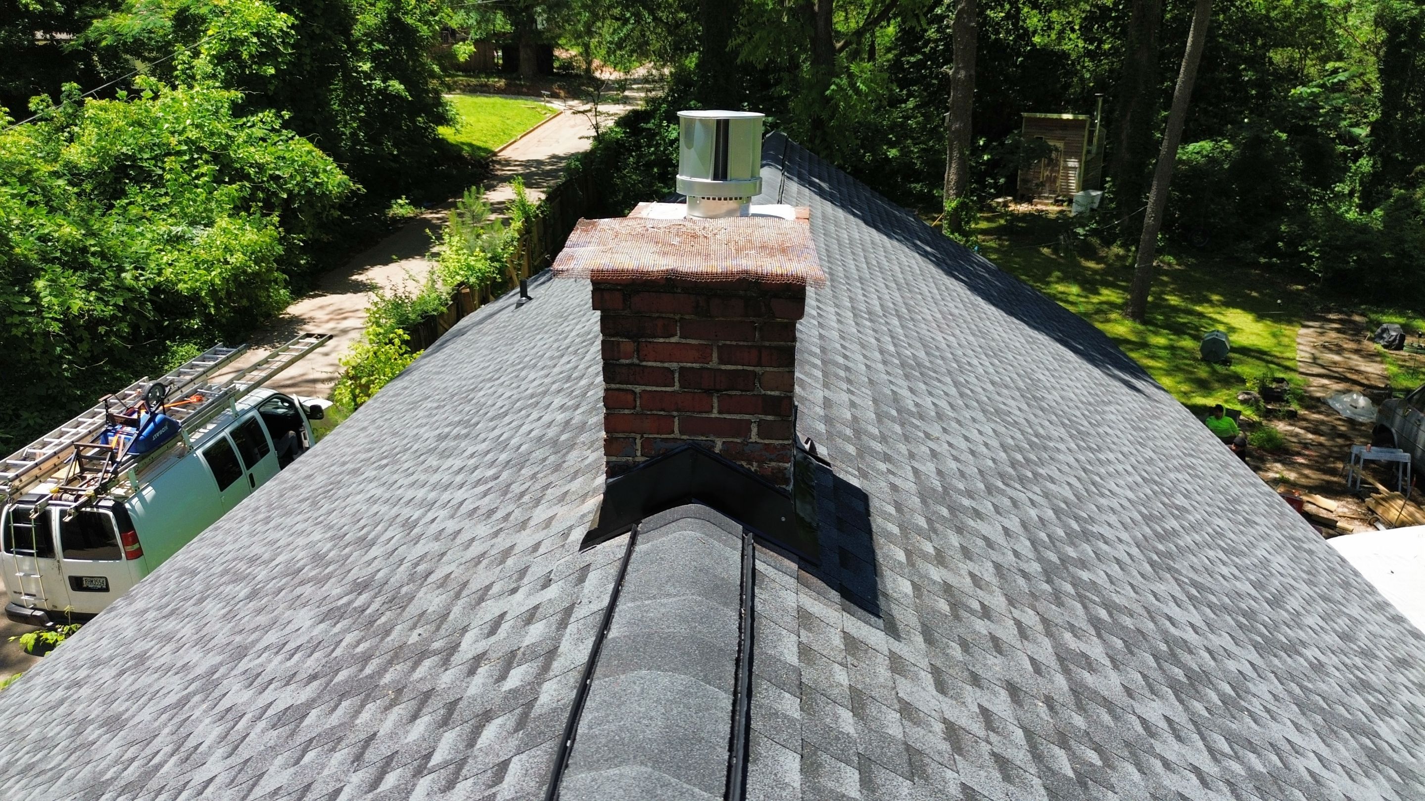 Atlanta, GA Roof Replacement GAF Timberline HDZ Charcoal by Reset Roofing