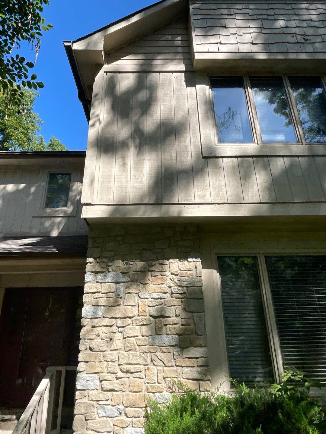 Seabreeze Roof Replacement, Exterior Siding and trim repairs and paint by 317 Roofing & Restorations