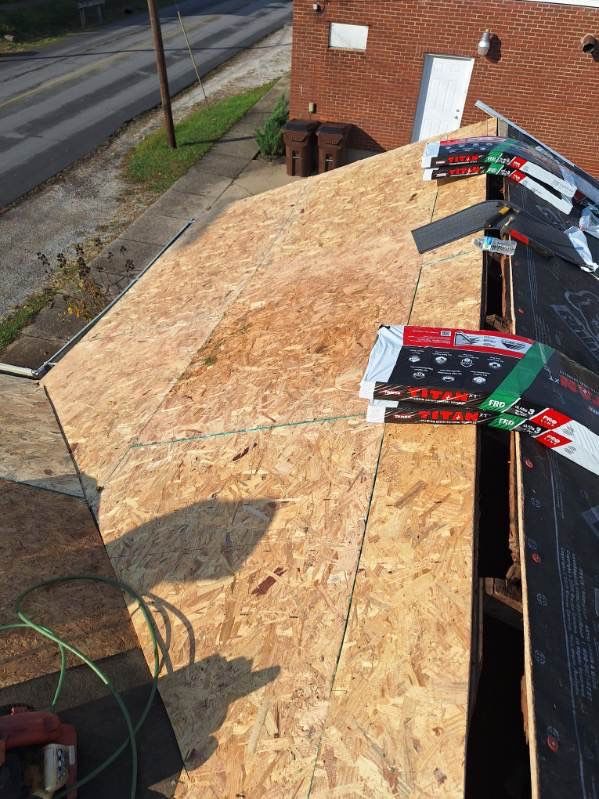 Residential Roofing Installation using Titan Thunderstorm Gray by Storm Contracting 