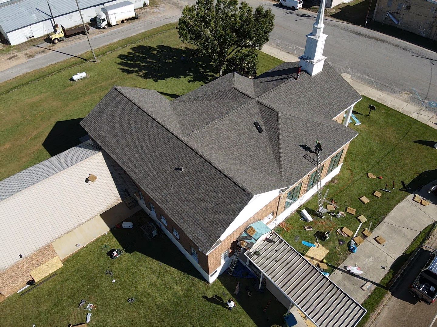 Hickory United Methodist Church by Halo Roofing and Restoration
