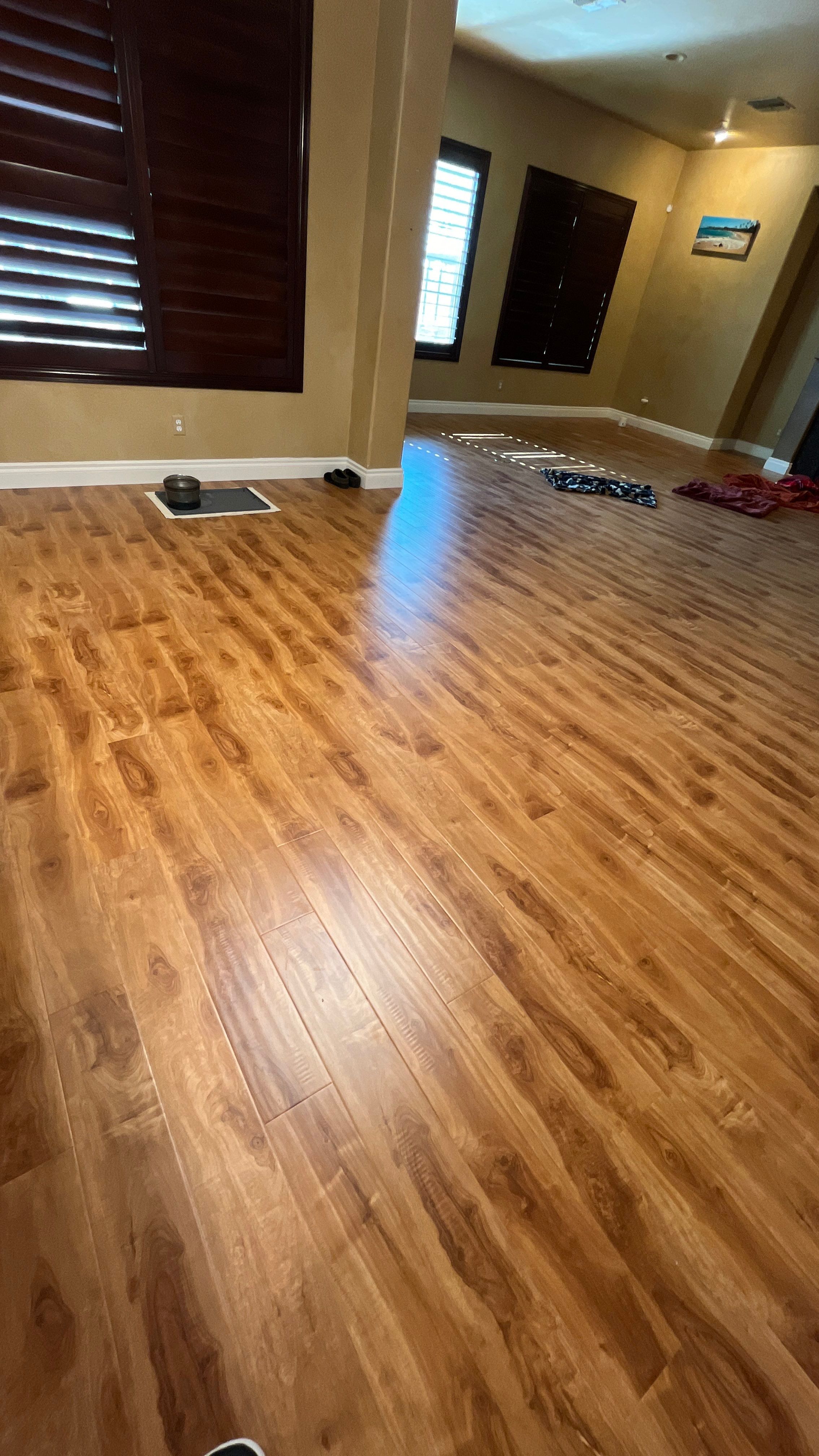 Flooring Installation using Luxury Vinyl Plank by Footprints Floors of Chandler 