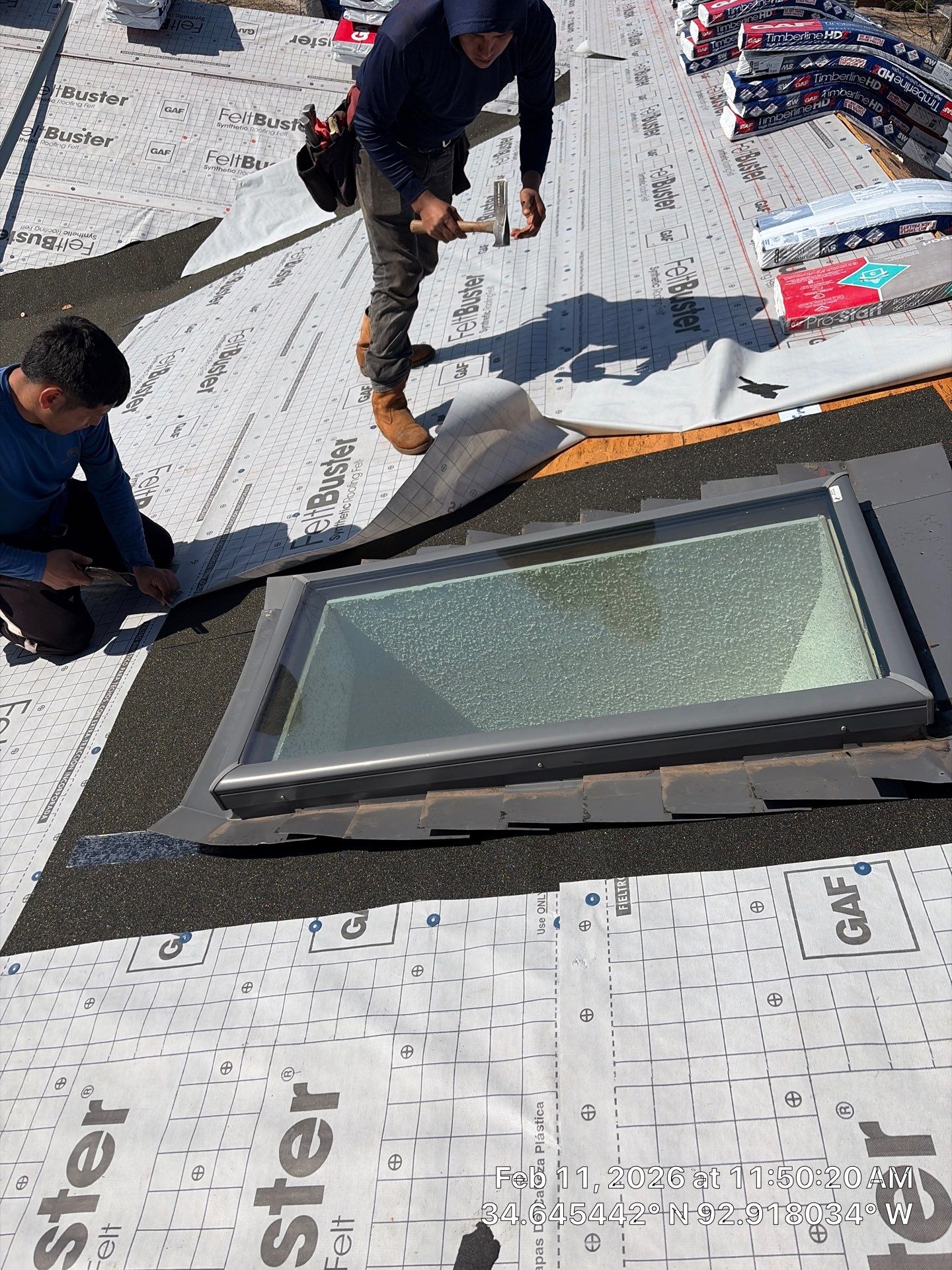 GAF Timberline HDZ Shingle Roof Installation in Hot Springs Village by Temple Roofing and Exteriors