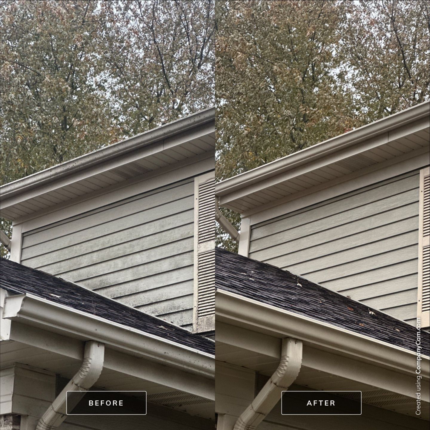 Project in Island Lake by Simmons Power & Soft Washing