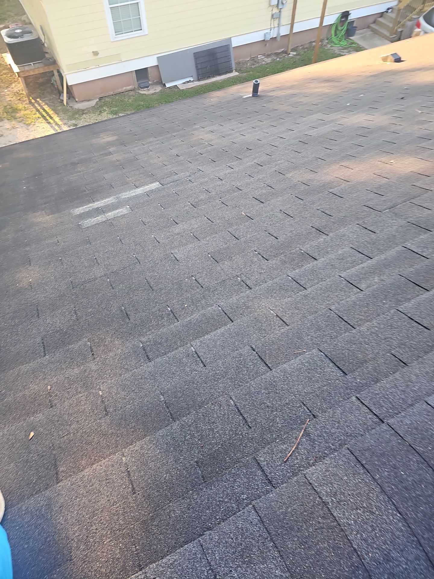 Hail Damage using Owen's Corning Duration (Lifetime) Shingles by Roof Repair Company